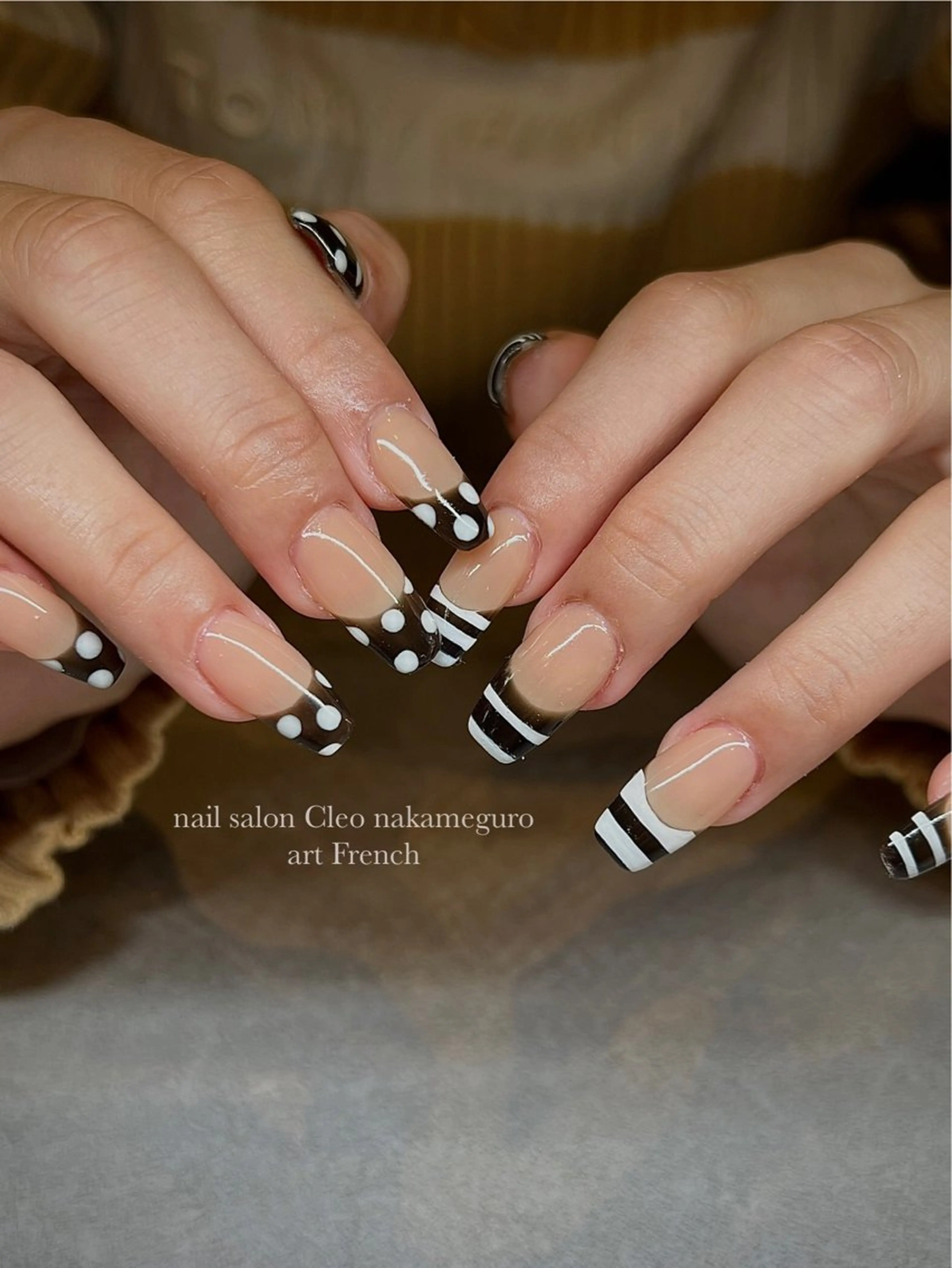 ネイル オーロラネイル フラワーネイル フレンチネイル ジェルネイル ハート ハンドネイル Cleo中目黒店 Hinahoのネイルデザイン