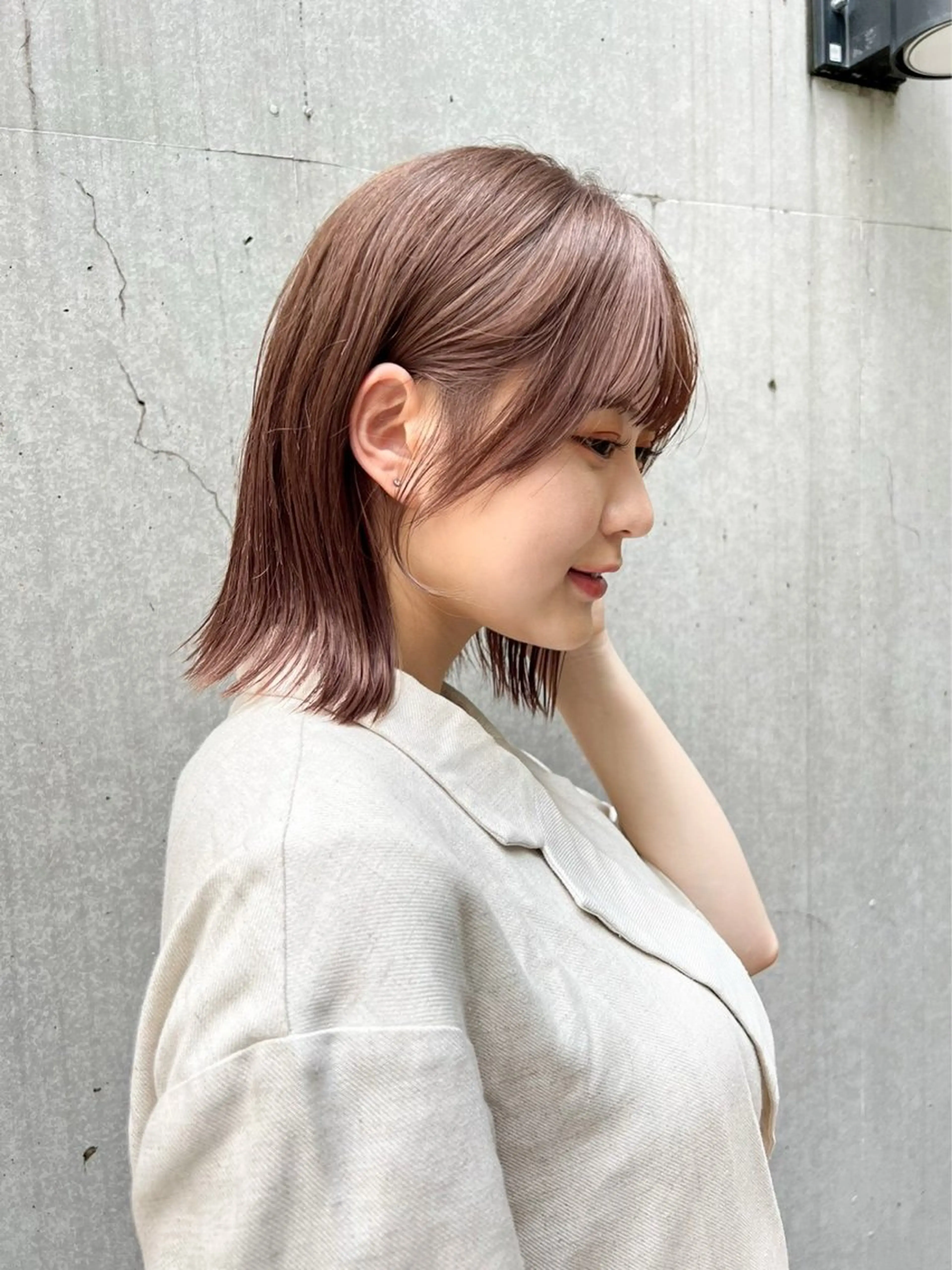 ミディアム カラー 🎧パーソナルケア/ 透明感カラー/ミユのヘアスタイル