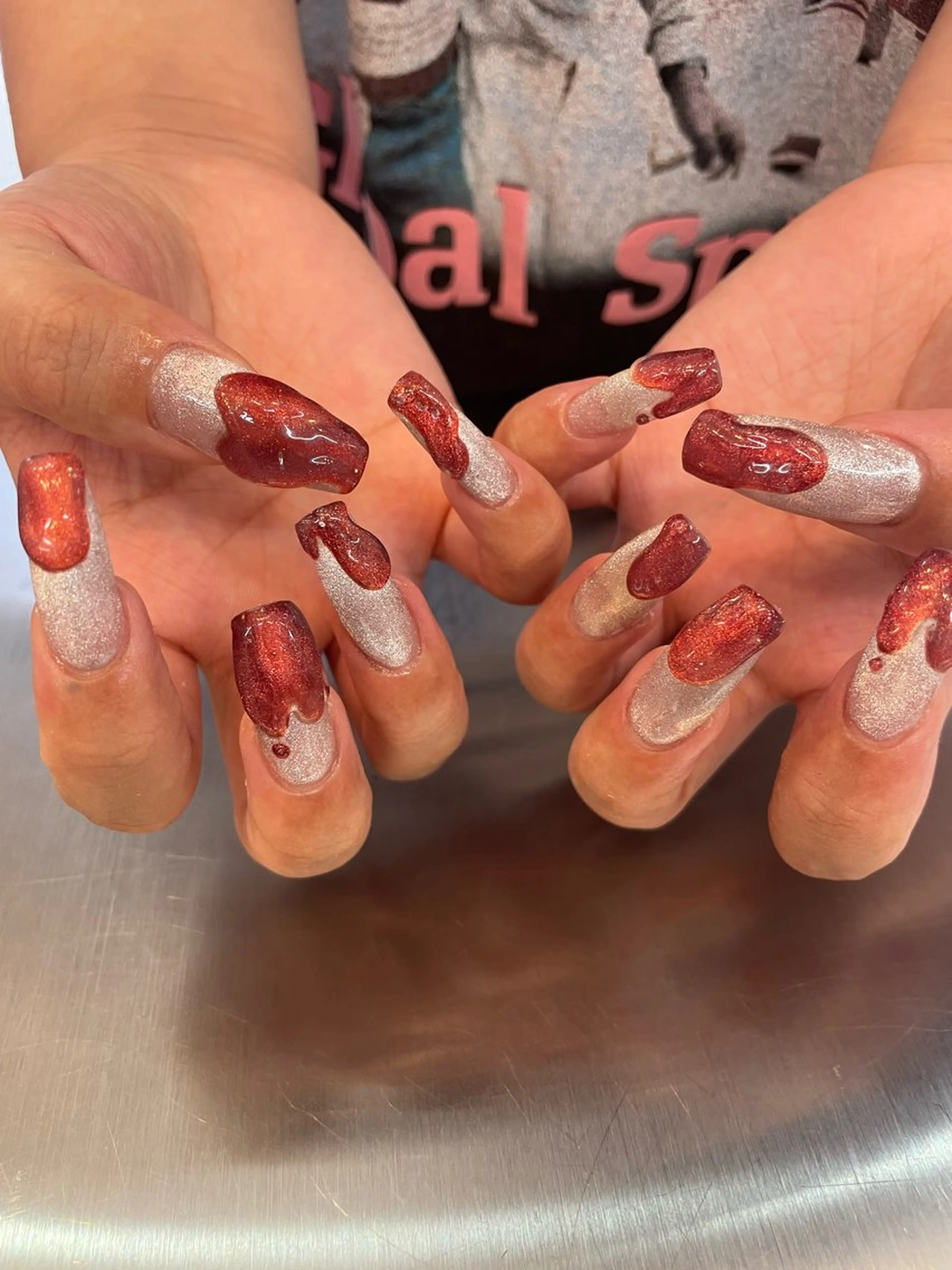 ネイル 束感まつ毛/ネイル/ LED♥KIRARAのマツエク・マツパデザイン