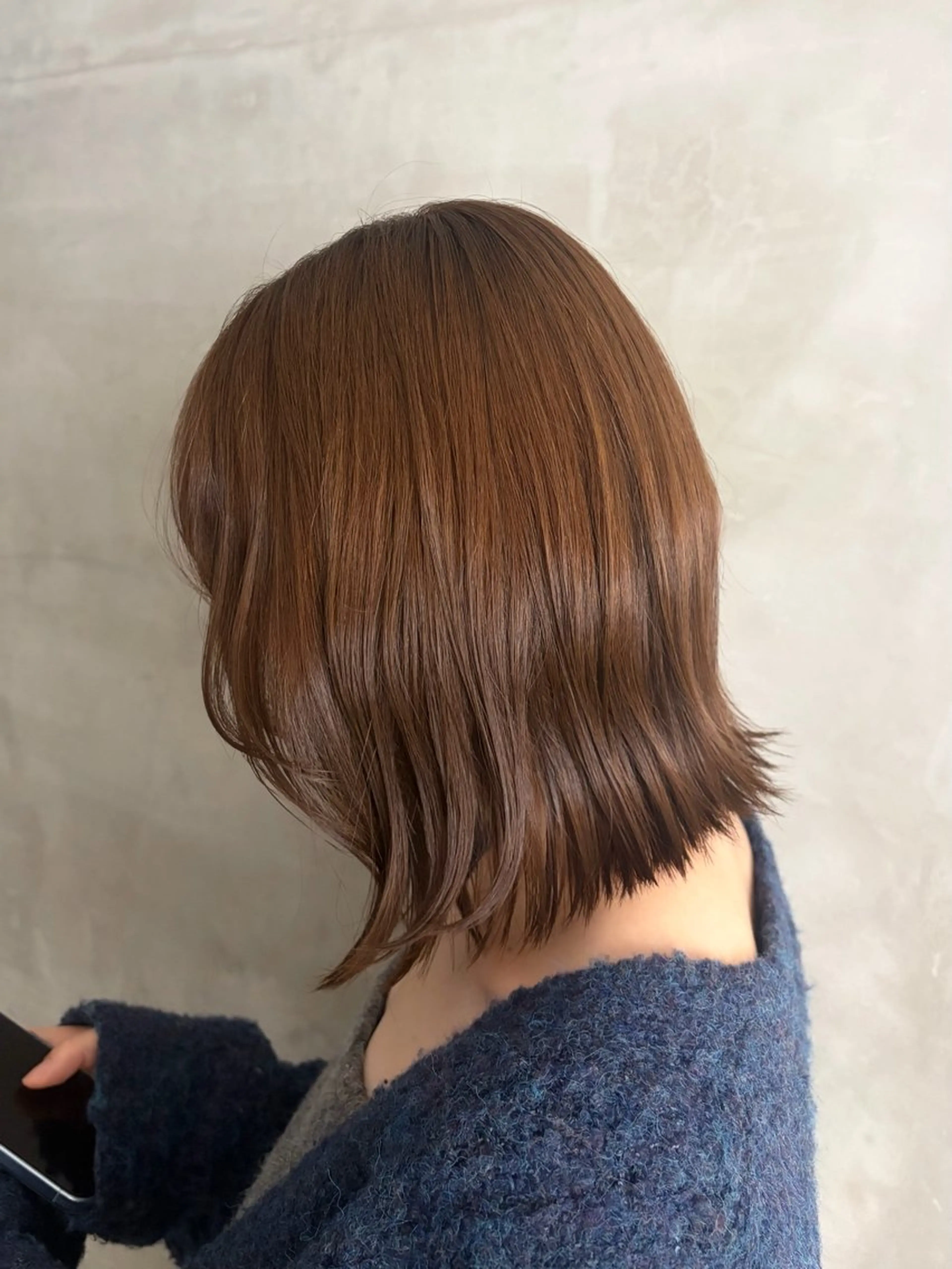 ミディアム カラー ヘアカラー ナカザワ アコのヘアスタイル