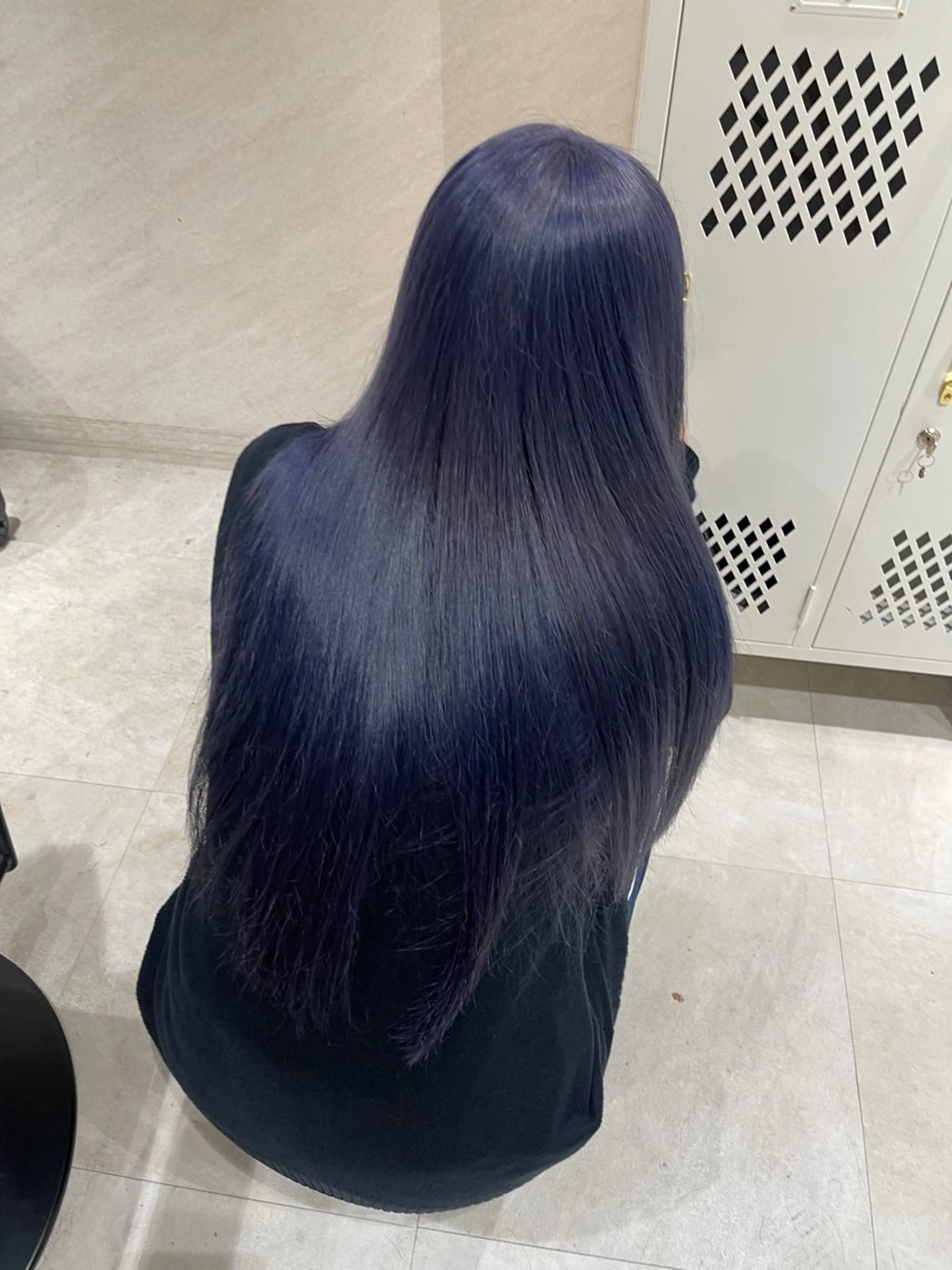 ロング カラー ラベンダーカラー ヘアカラー トリートメント ヘアセット 🩵ボブ/レイヤー /髪質改善🩵のヘアスタイル