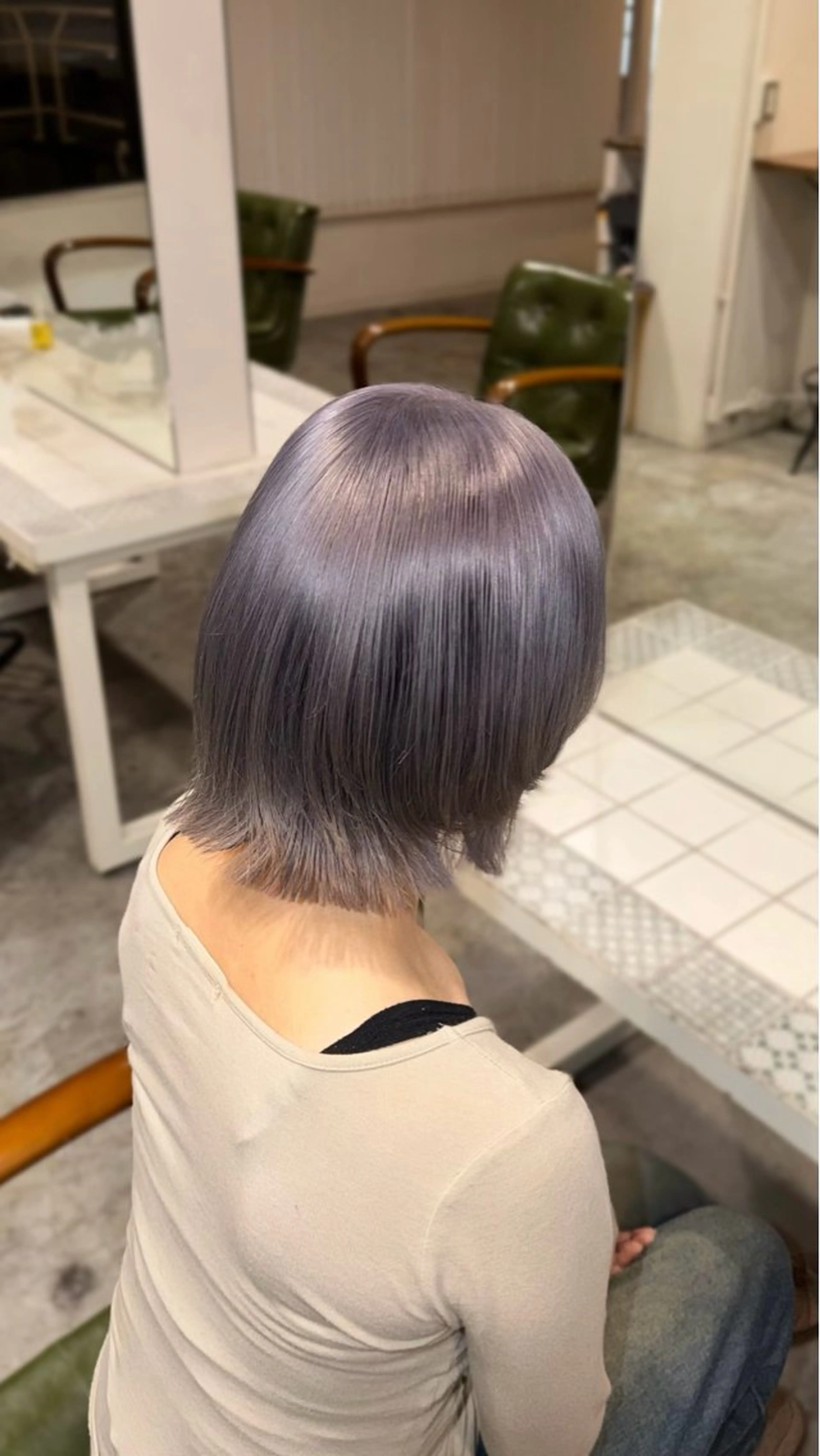 🪐ブリーチダブルカラー🪐+3stepトリートメントの写真