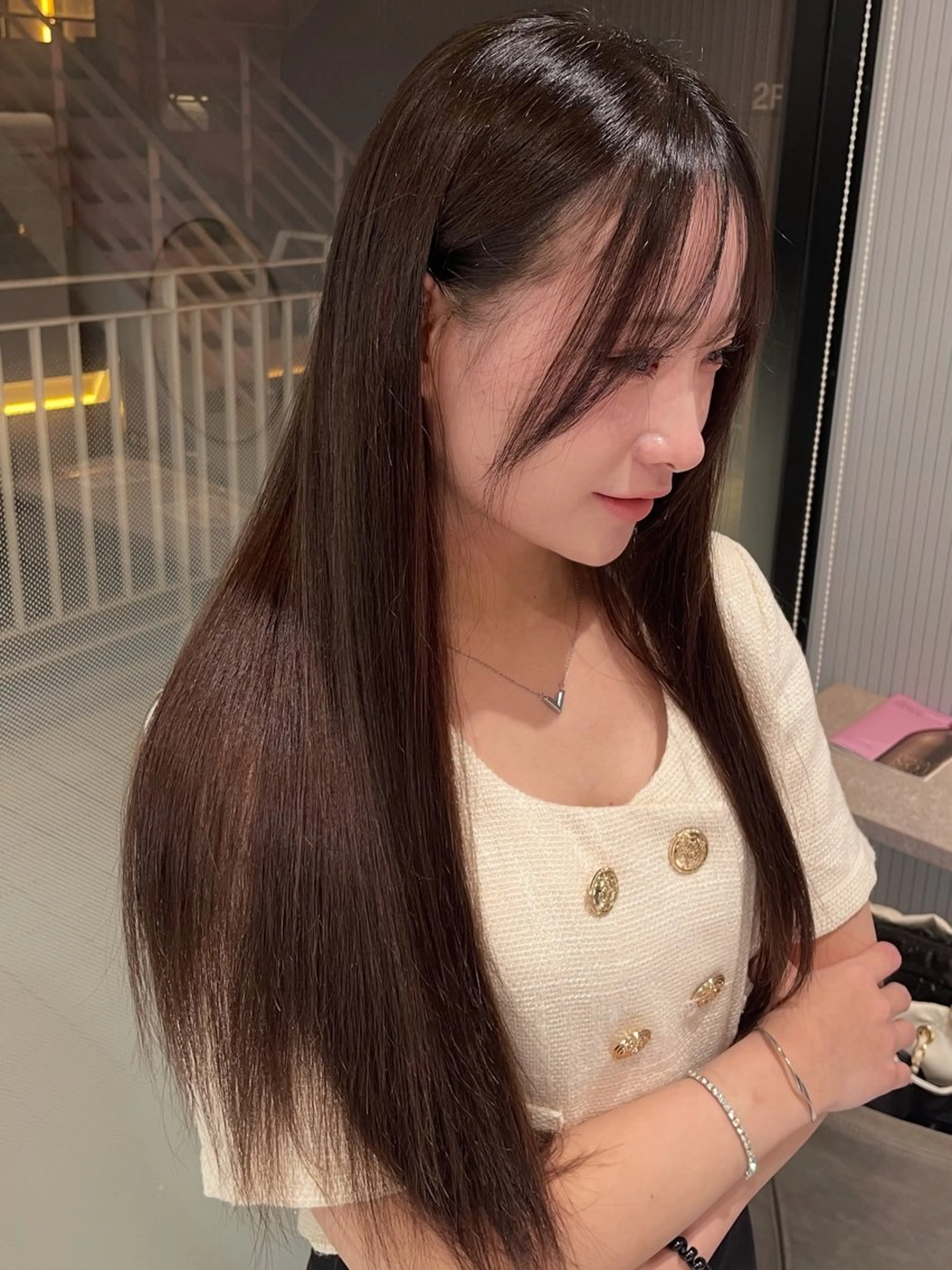 ロング ヘアカラー 福岡美髪矯正/ KAEDEのヘアスタイル