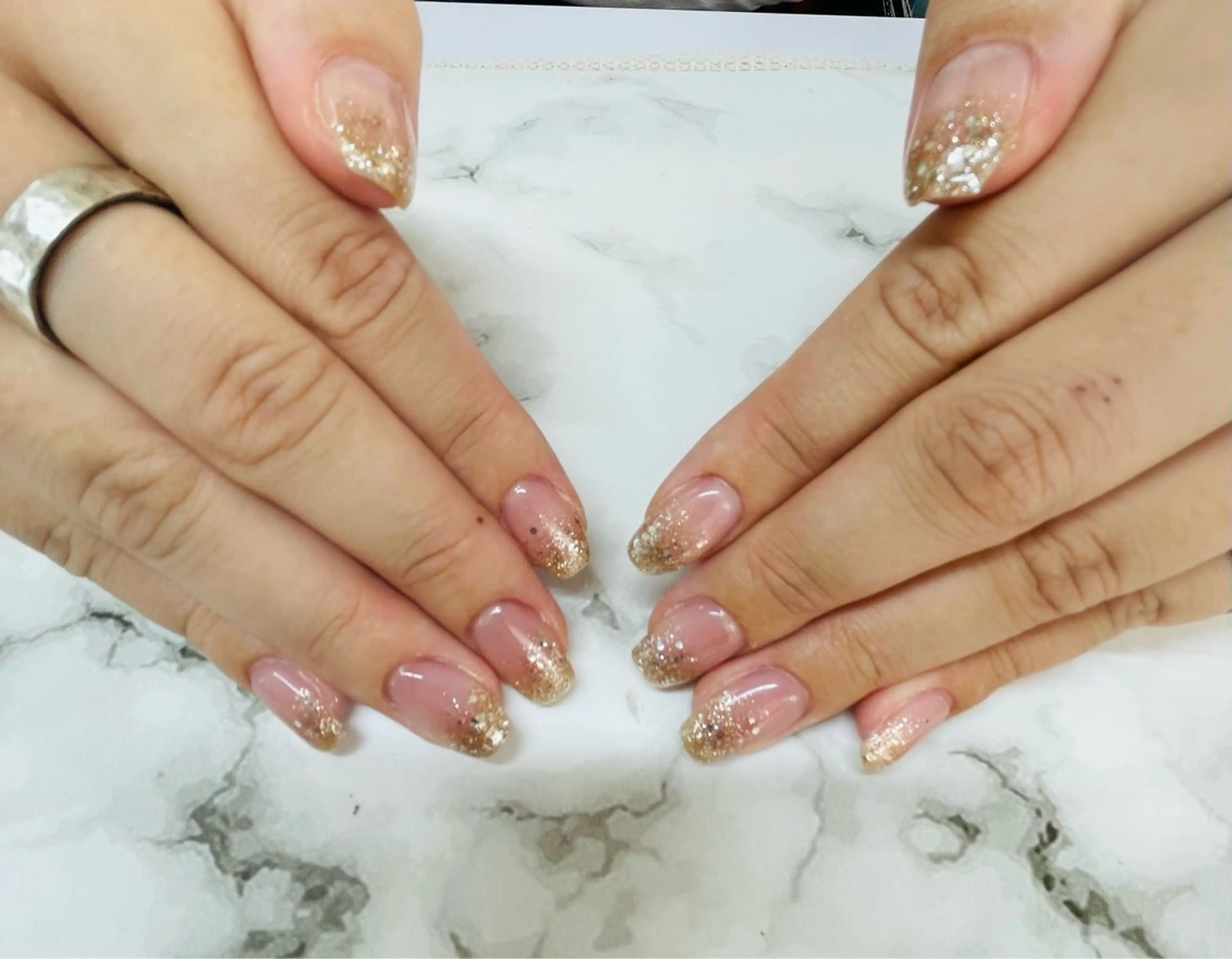 ネイル グラデーション ラメ(グリッター) ラメグラデーション Star Beautyのネイルデザイン