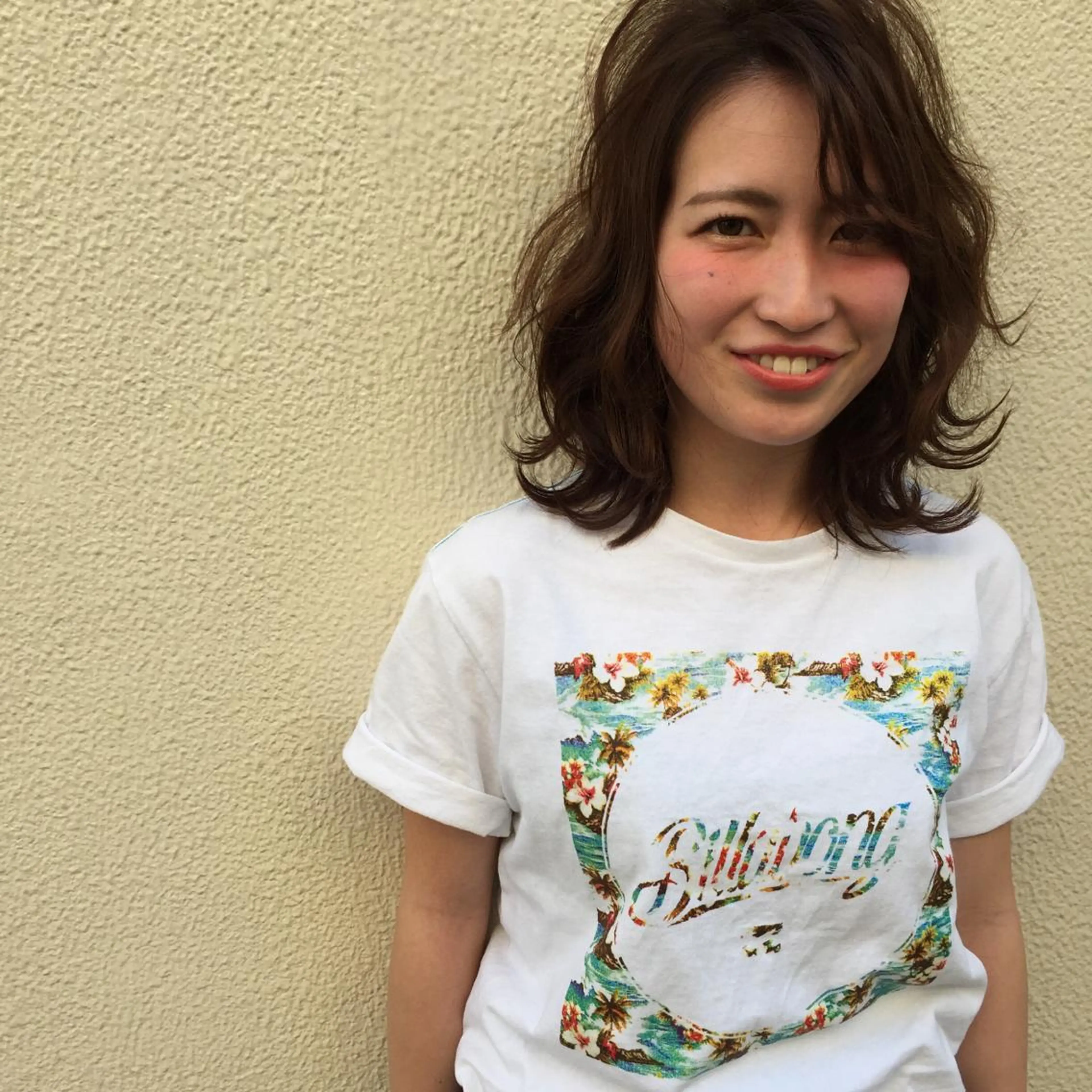 ミディアム 🧡Watanabe Rio🧡のヘアスタイル