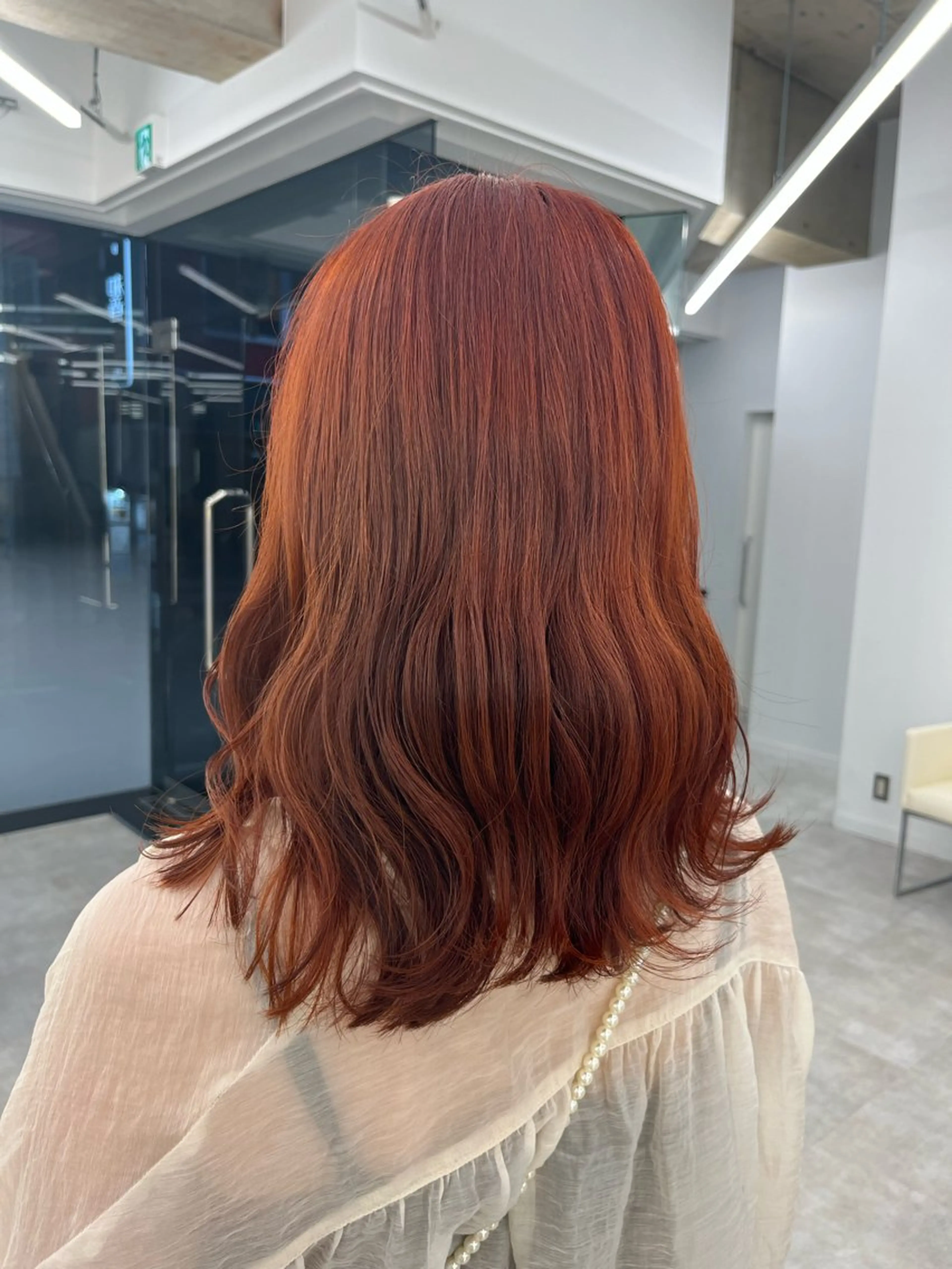 ミディアム カラー ヘアカラー レイヤーカット×艶髪 /Ayanaのヘアスタイル