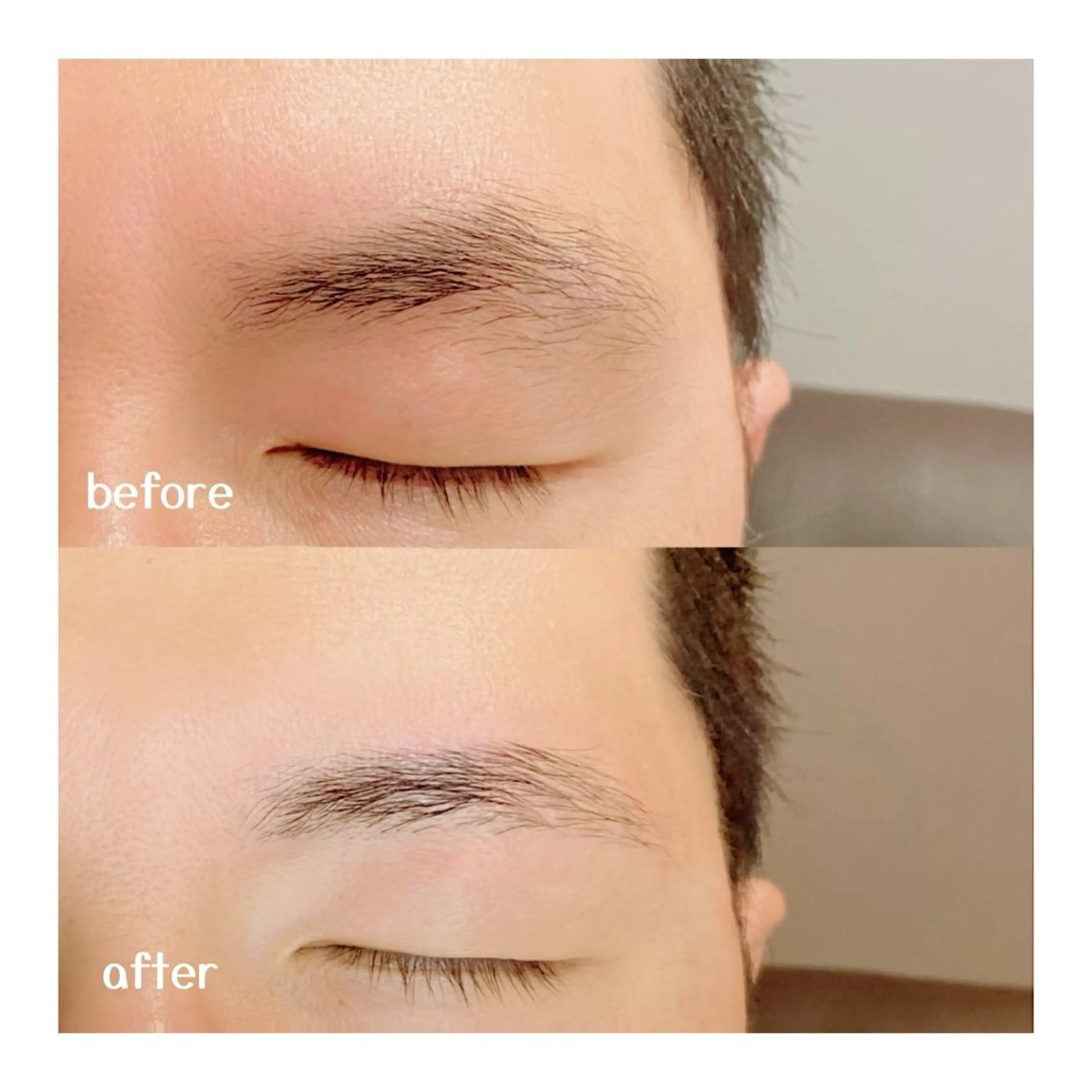 メンズ アイブロウ メンズアイブロウ Be me♥ 亀貝景子のマツエク・マツパデザイン