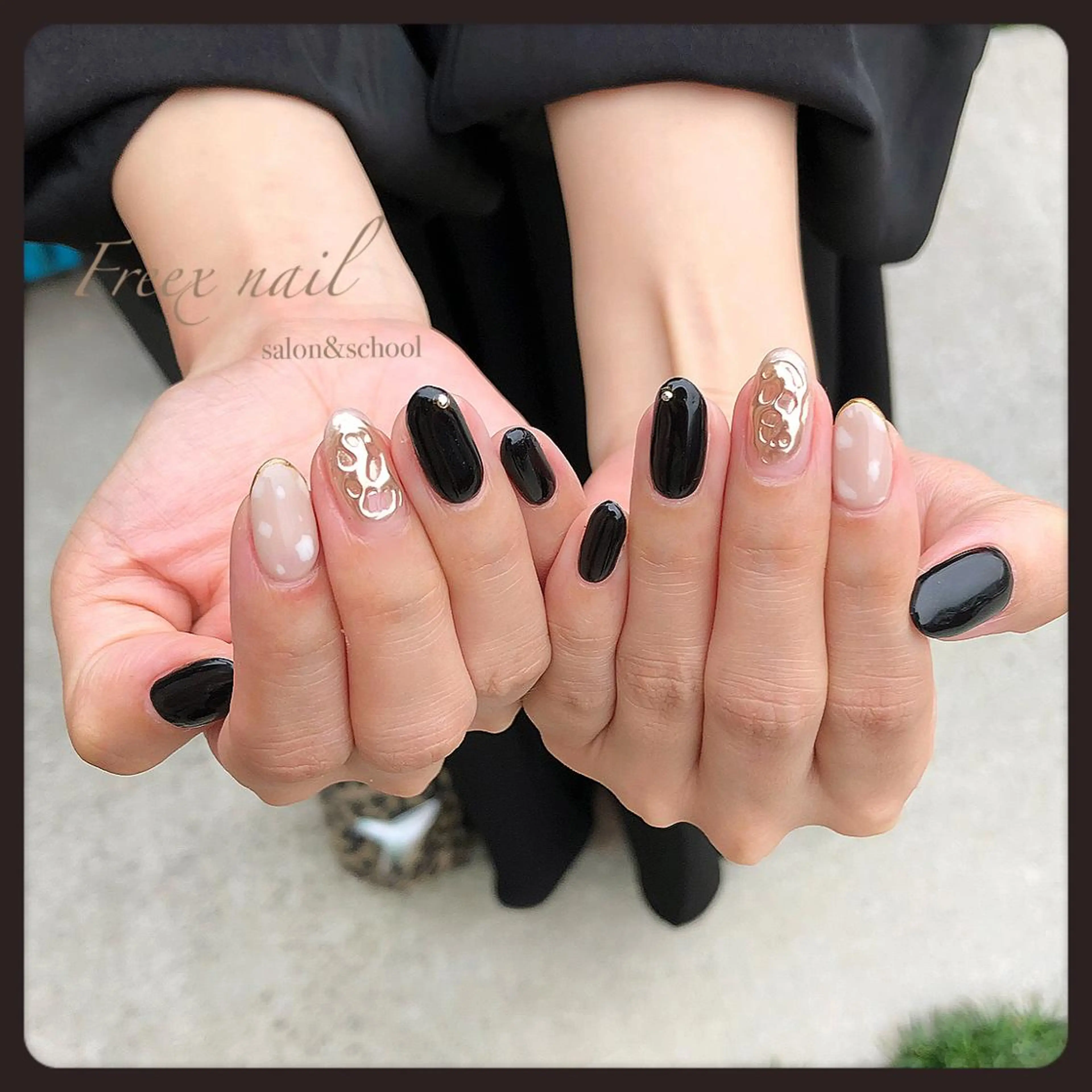 ネイル ハンドネイル ハンドケア freex nail /ニュアンス/個性派のネイルデザイン