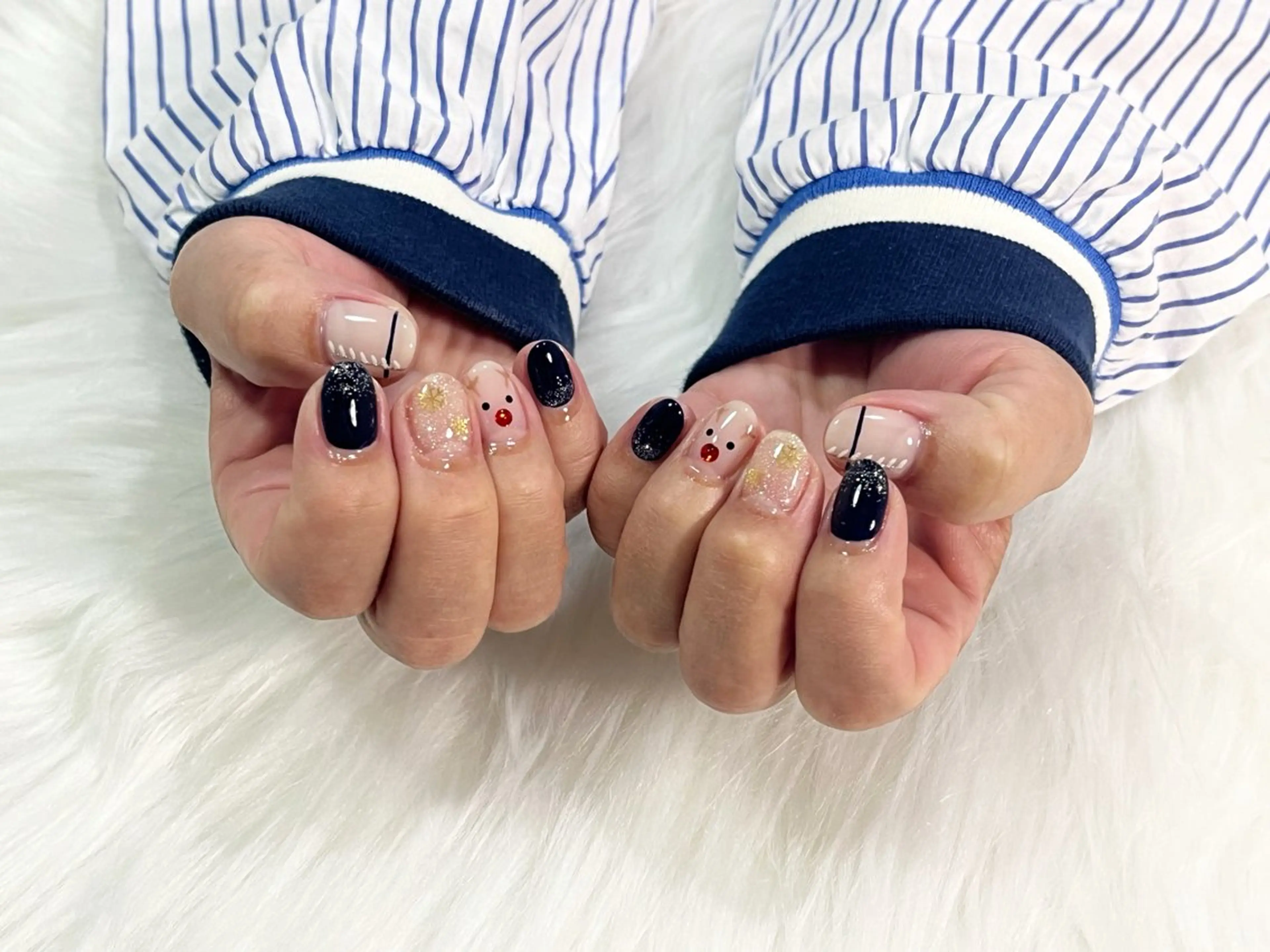 ネイル 冬ネイル クリスマス nail salon Belle＊makoのネイルデザイン