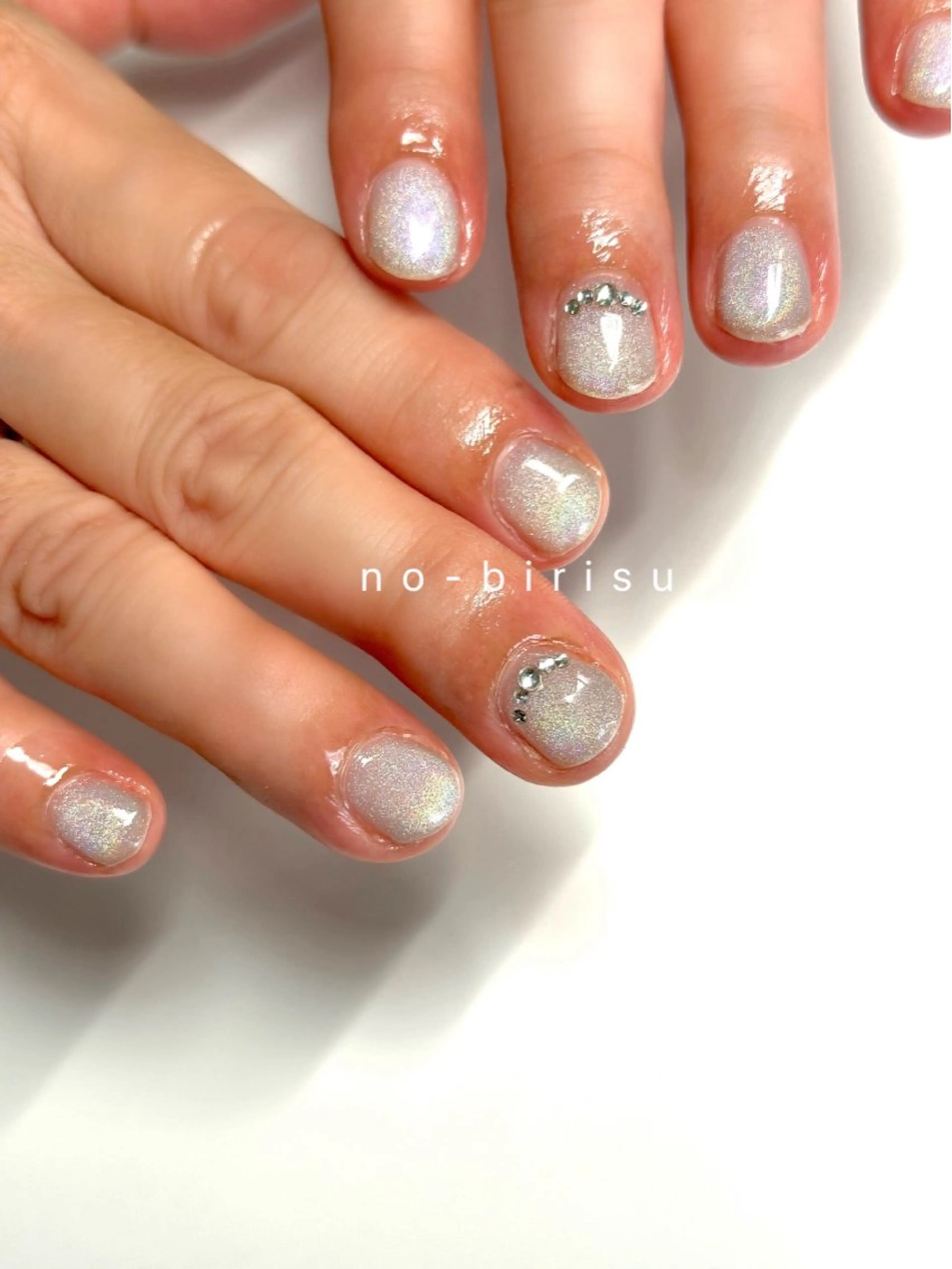 ネイル ジェルネイル マグネットネイル ハンドネイル no-birisu nailのネイルデザイン
