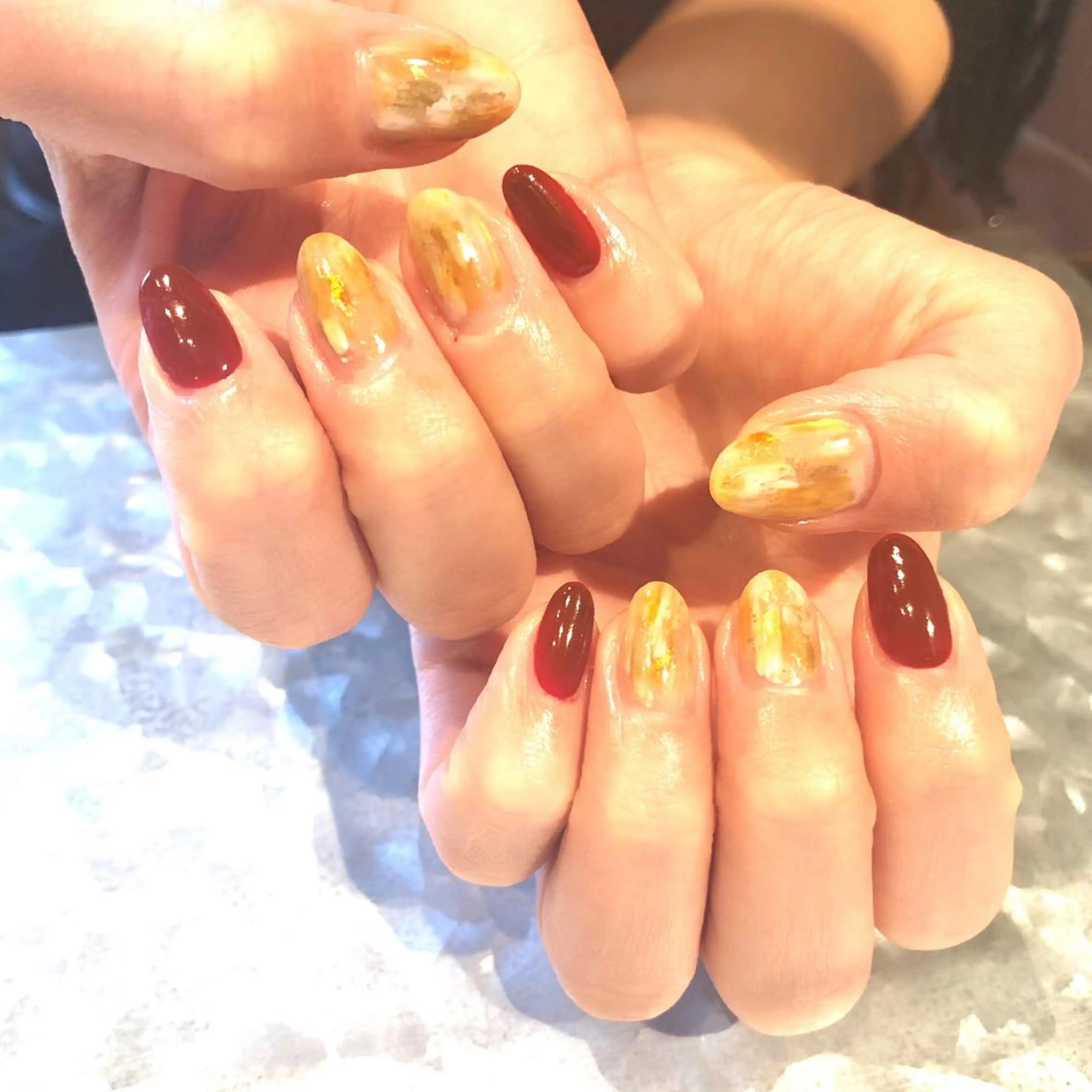 ネイル ニュアンスネイル TRAM-nail moriizumiのネイルデザイン