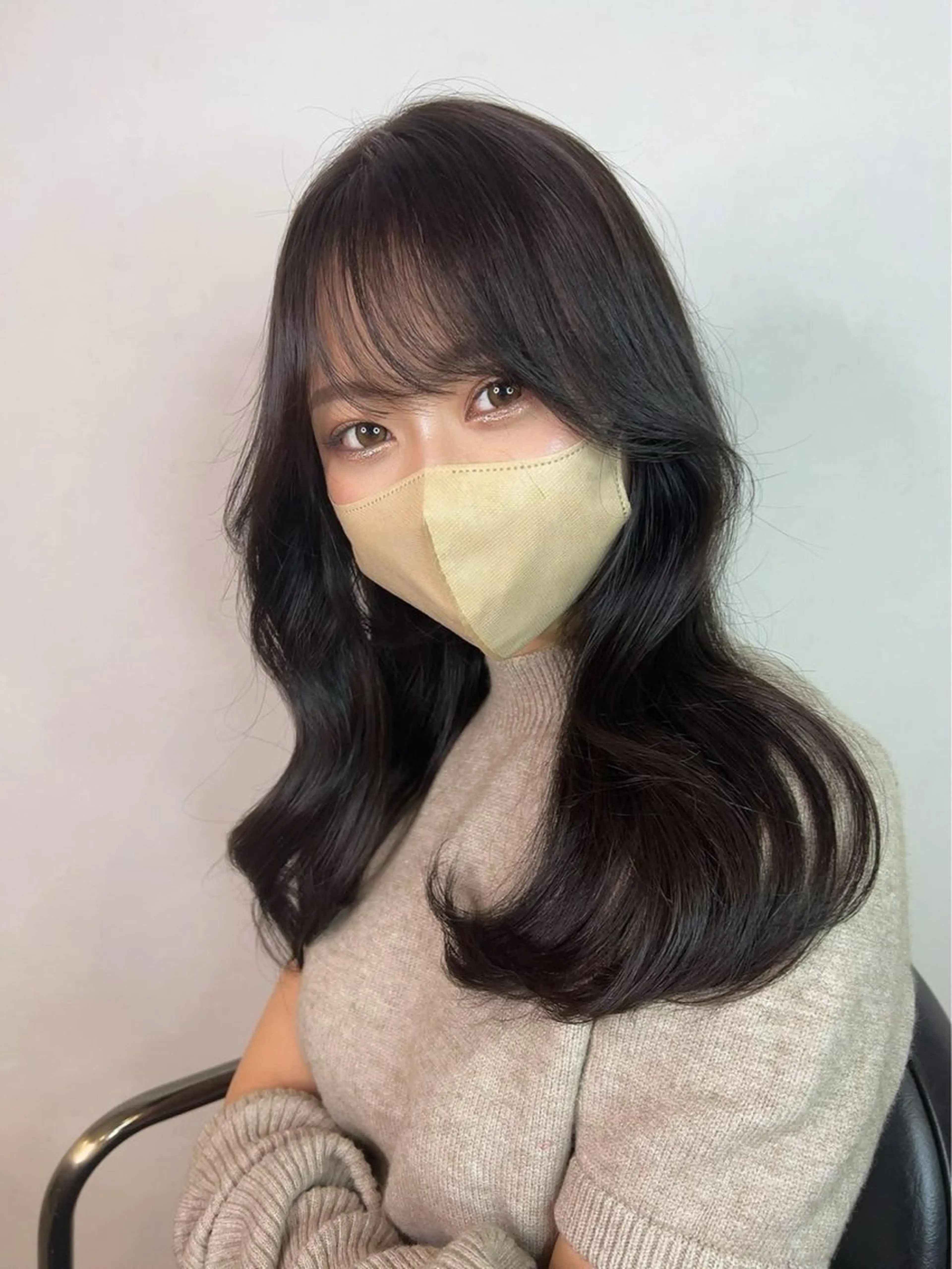 ミディアム カット ヘアカラー トリートメント _WHITE 天神店のヘアスタイル