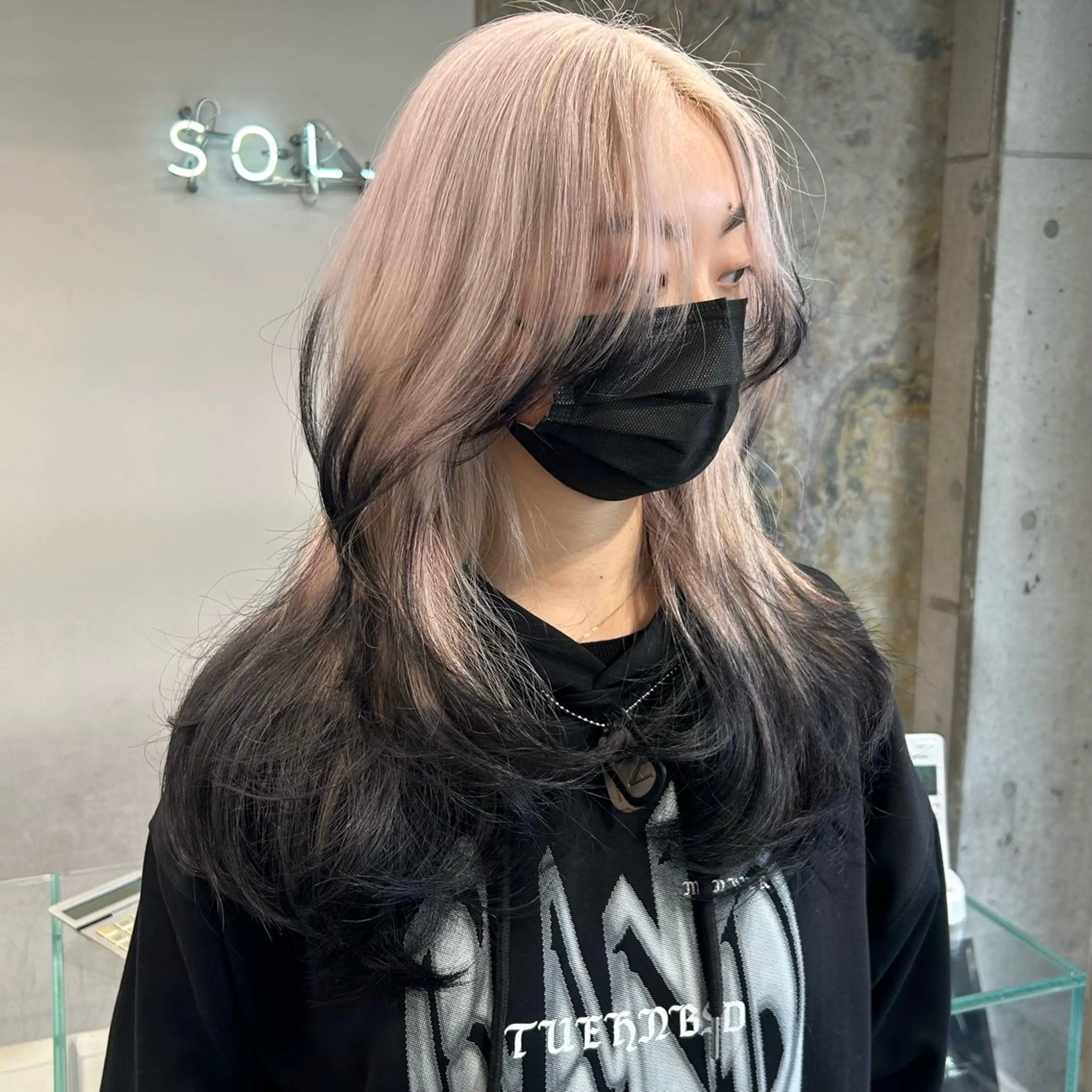 ロング カラー うるツヤハイトーン/ レイヤー⟡mayuのヘアスタイル