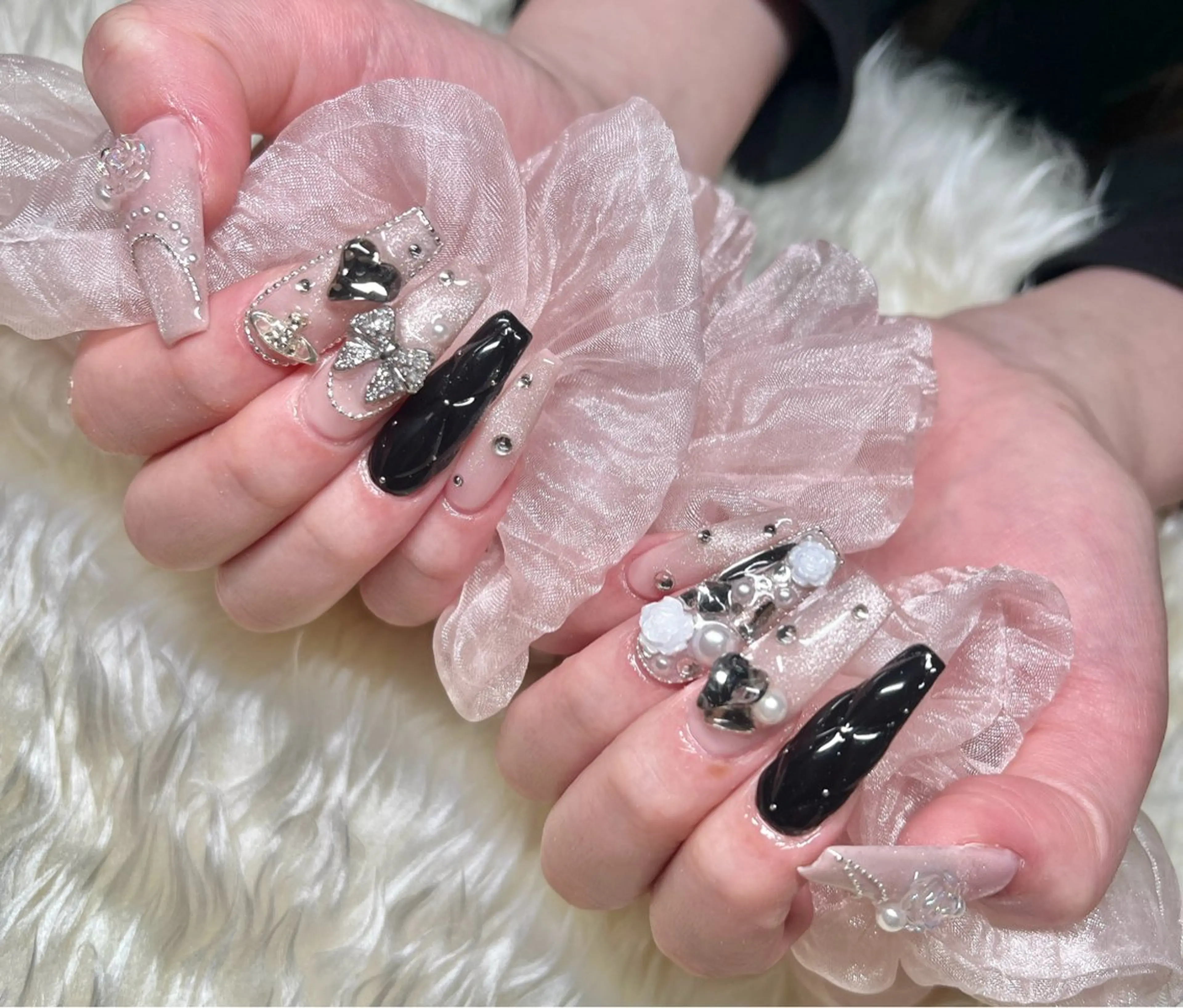 【技術向上モデル】🦋新規限定【オフ込チップ長さ出し2.5hやり放題】オフ無料✨長さだしオフ+￥550の写真