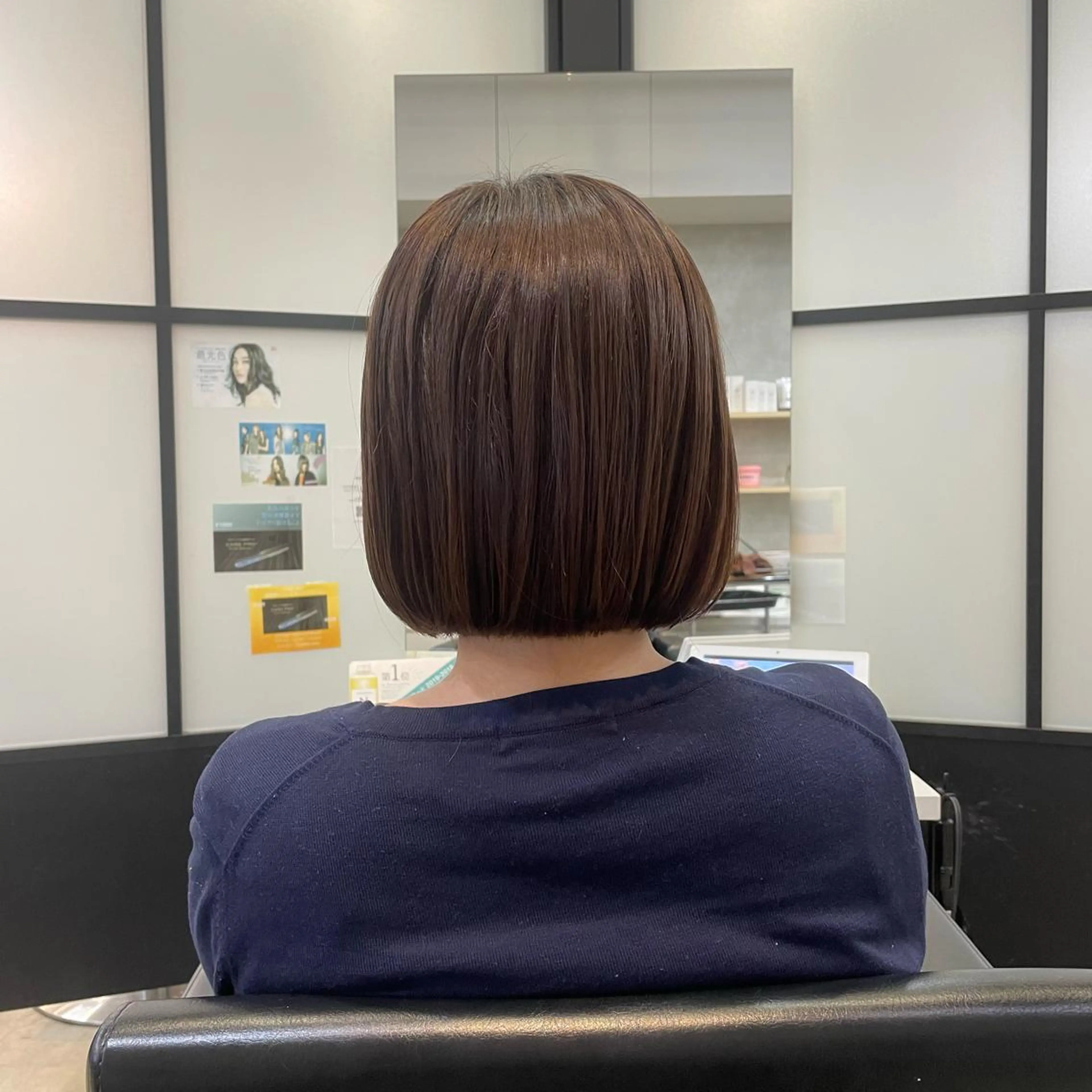 ミディアム ミディアムパーマ ボブ SOYON船橋店 西澤元気のヘアスタイル