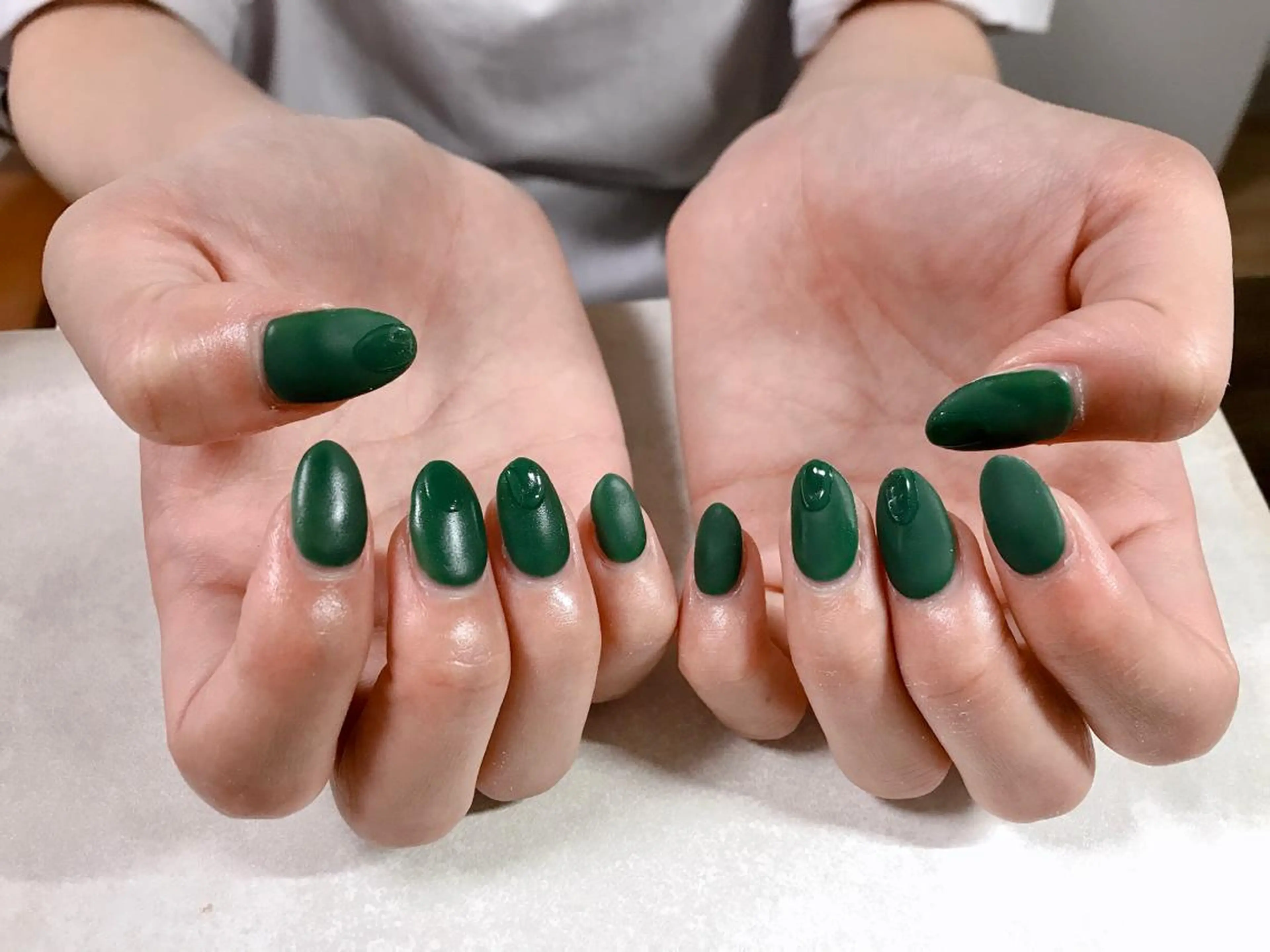 ネイル フットネイル フレンチネイル ジェルネイル ハート 韓国ネイル mogunail &blowのネイルデザイン