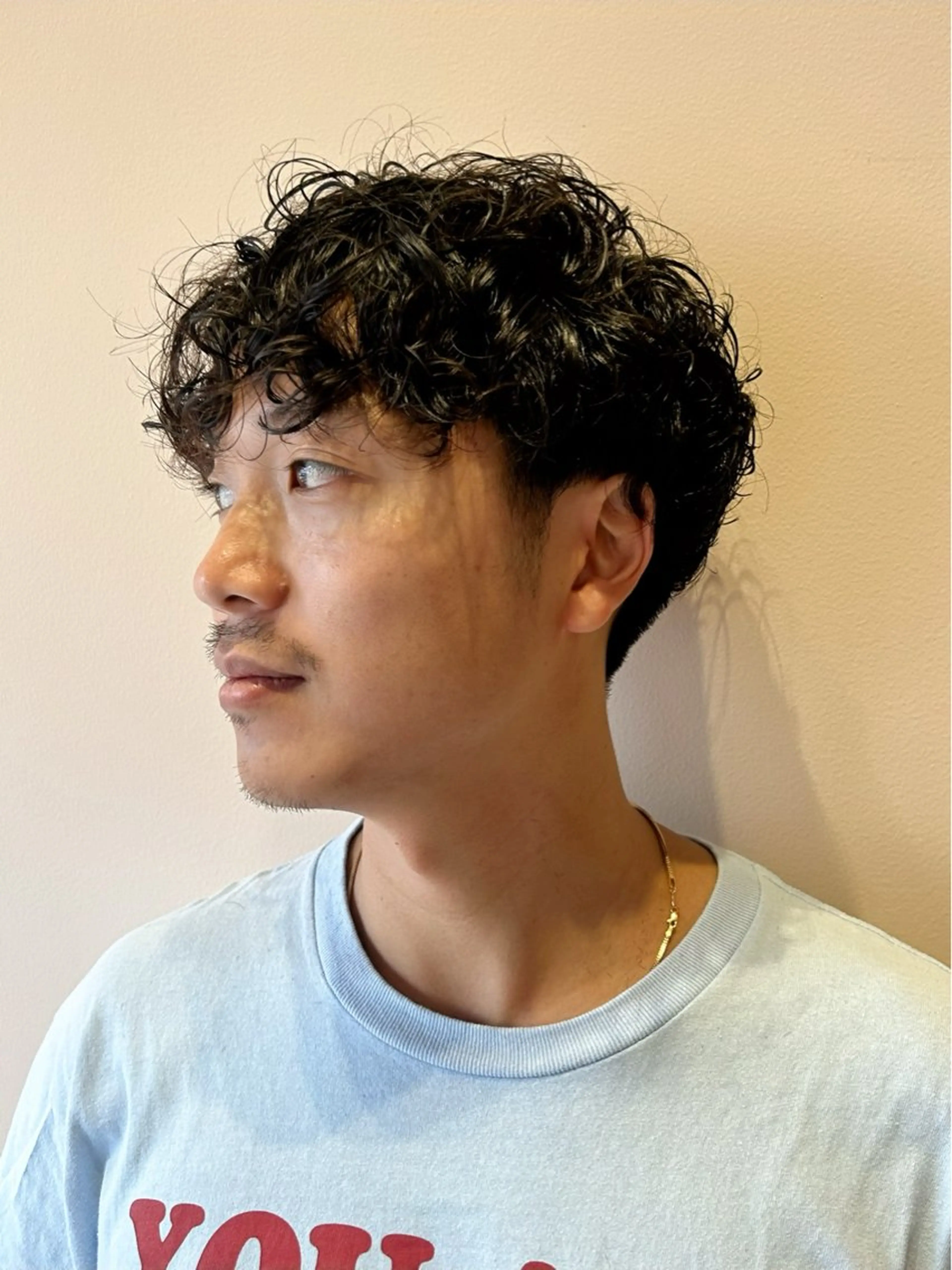 メンズ メンズパーマ カット パーマ トリートメント マンツーマン施術✂︎ machikaのヘアスタイル