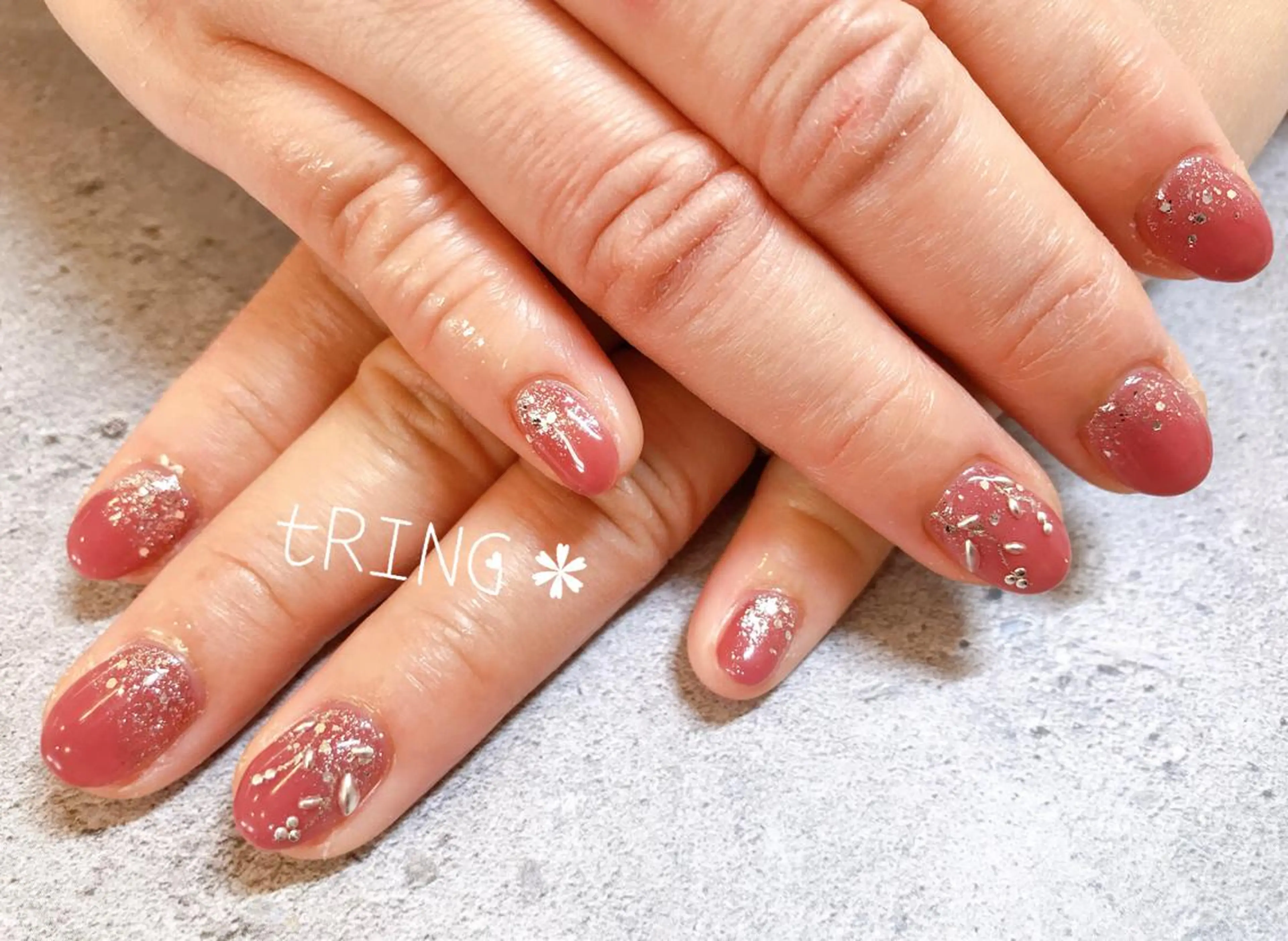 ネイル ハンドネイル tRING＊ しいの木台のネイルデザイン