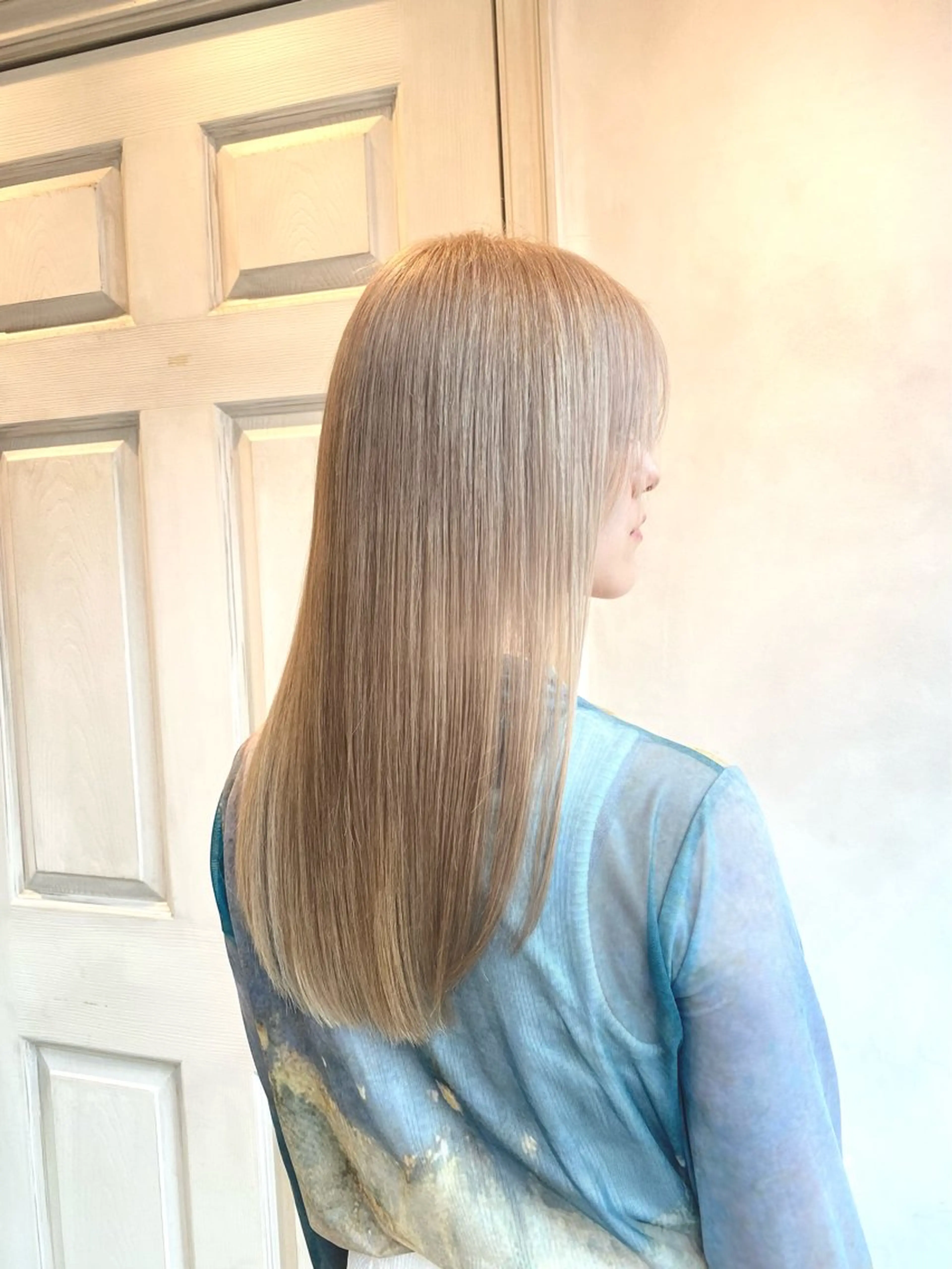 ロング ヘアカラー トリートメント 千 田のヘアスタイル