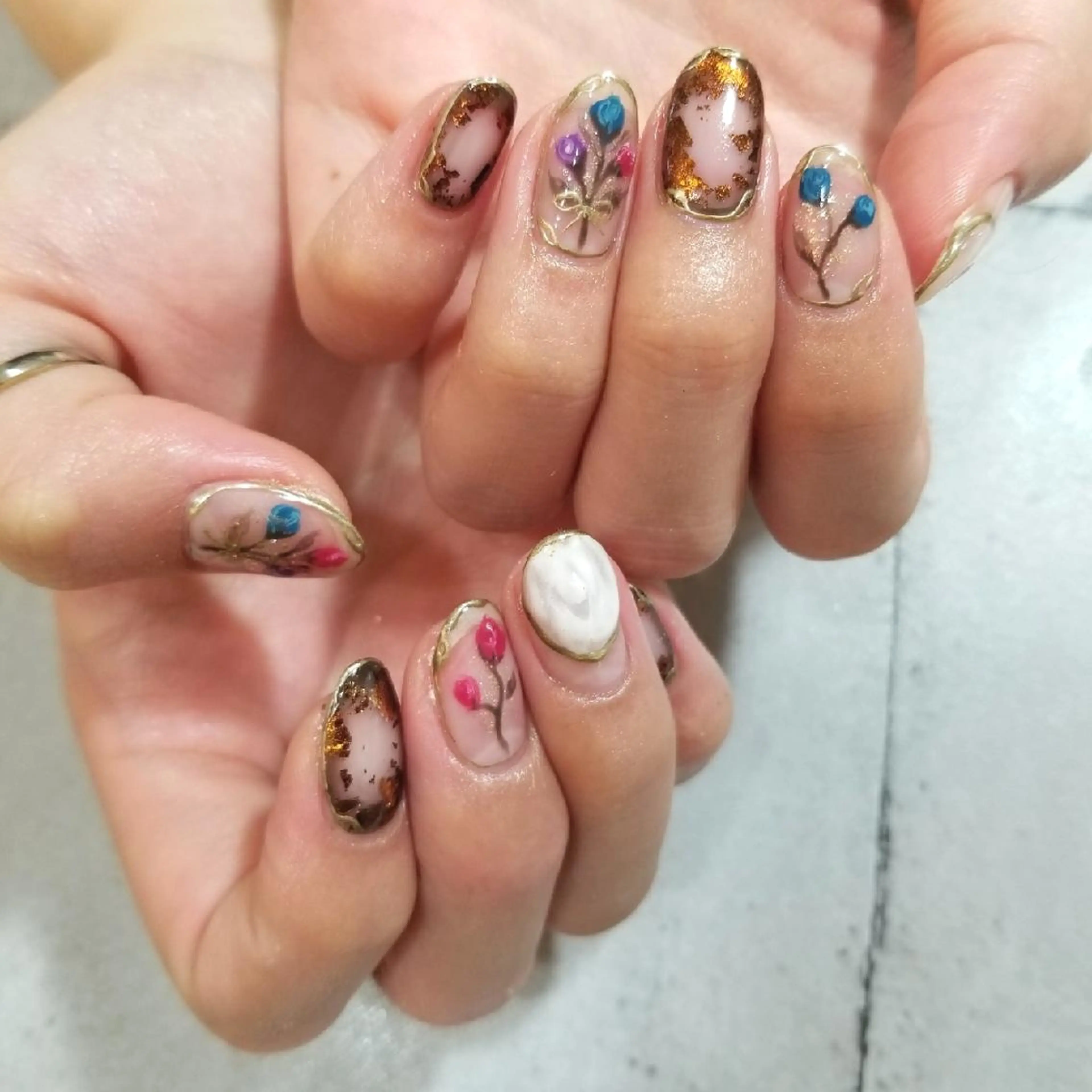 ネイル アートネイル nijiiro🌈 サトウのネイルデザイン