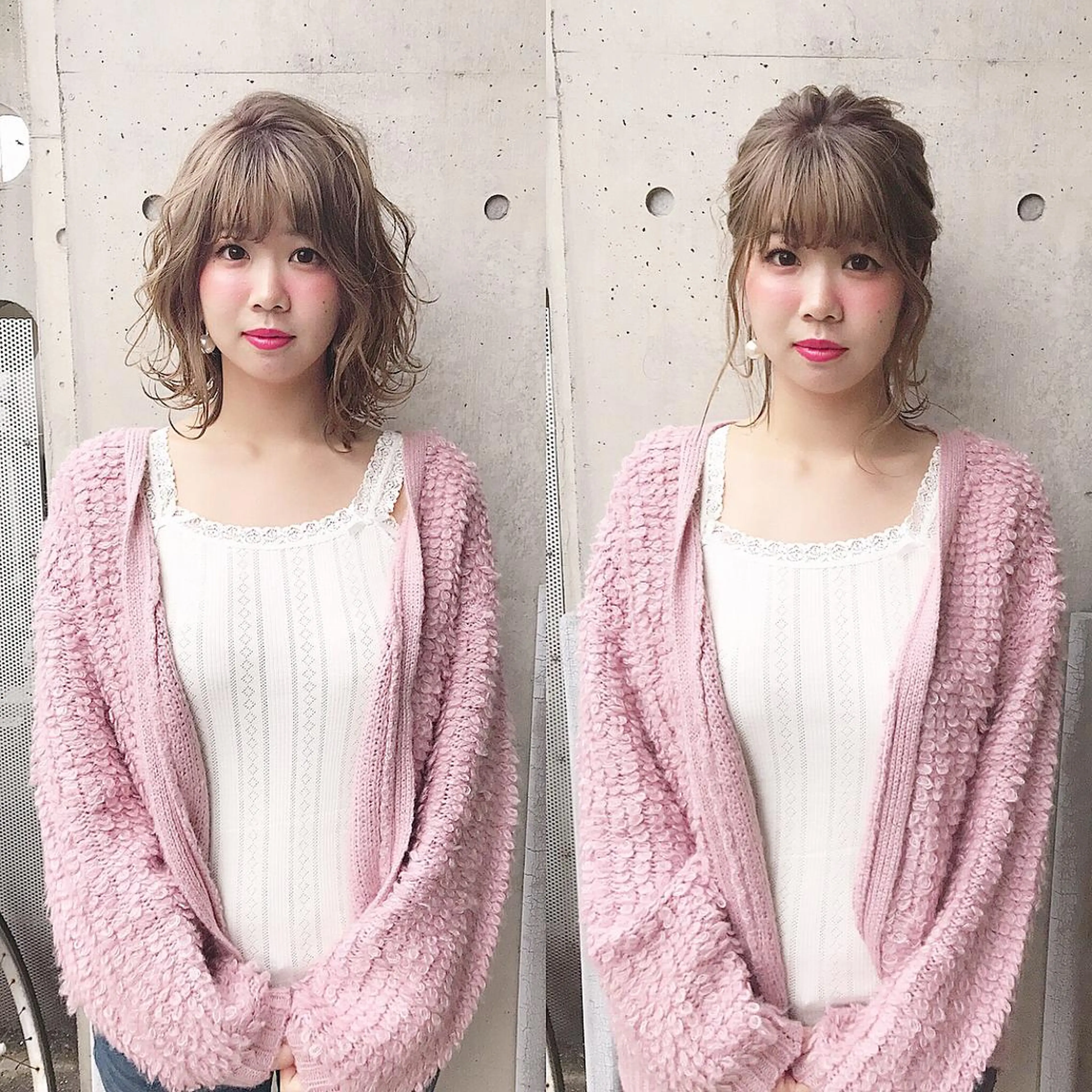 ミディアム カラー cachecache所属・及川 光のヘアスタイル