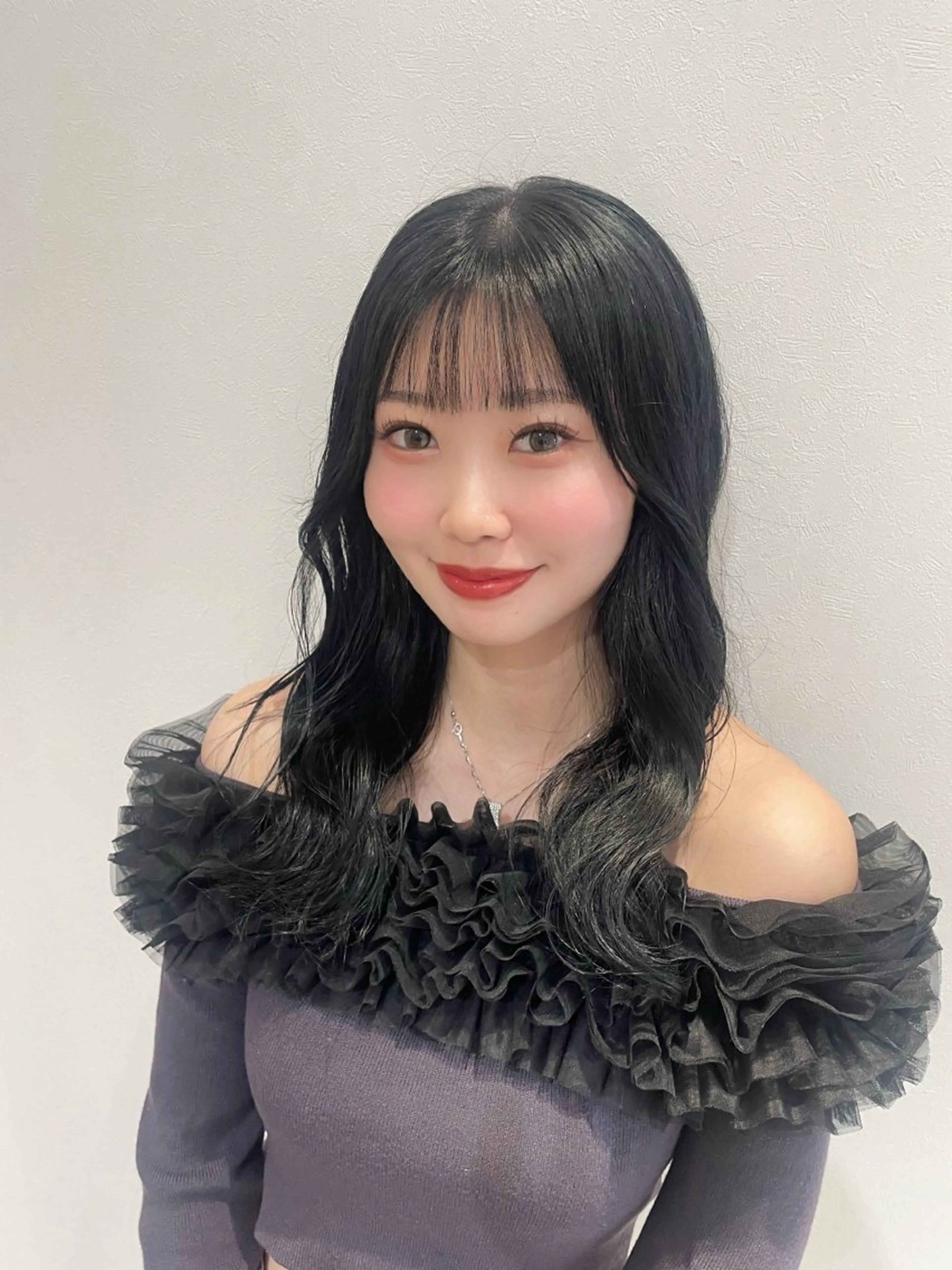 セミロング カラー 💞暖色カラー 💞risaのヘアスタイル