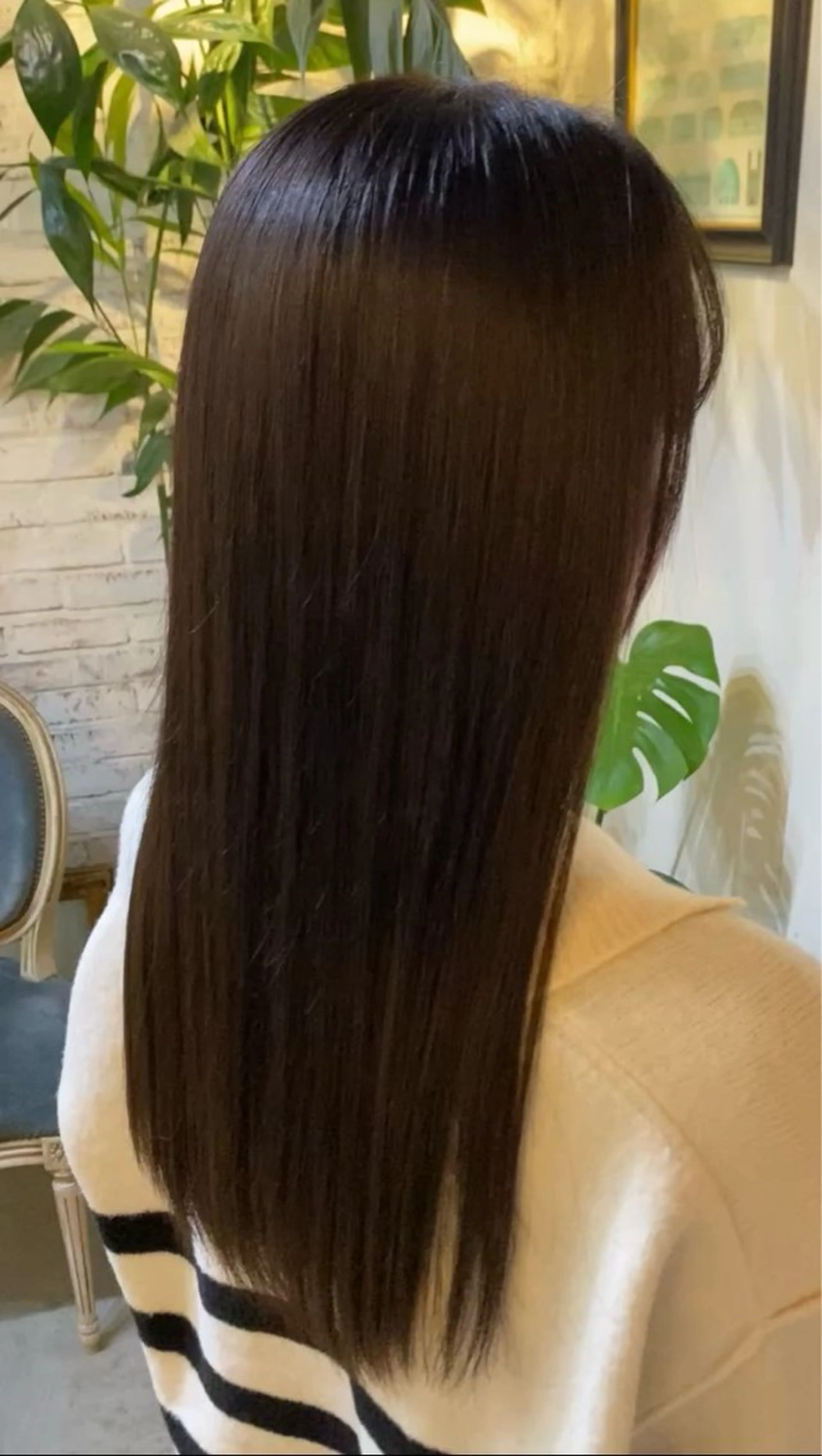 【髪質改善】縮毛矯正＋内部補修TRの写真