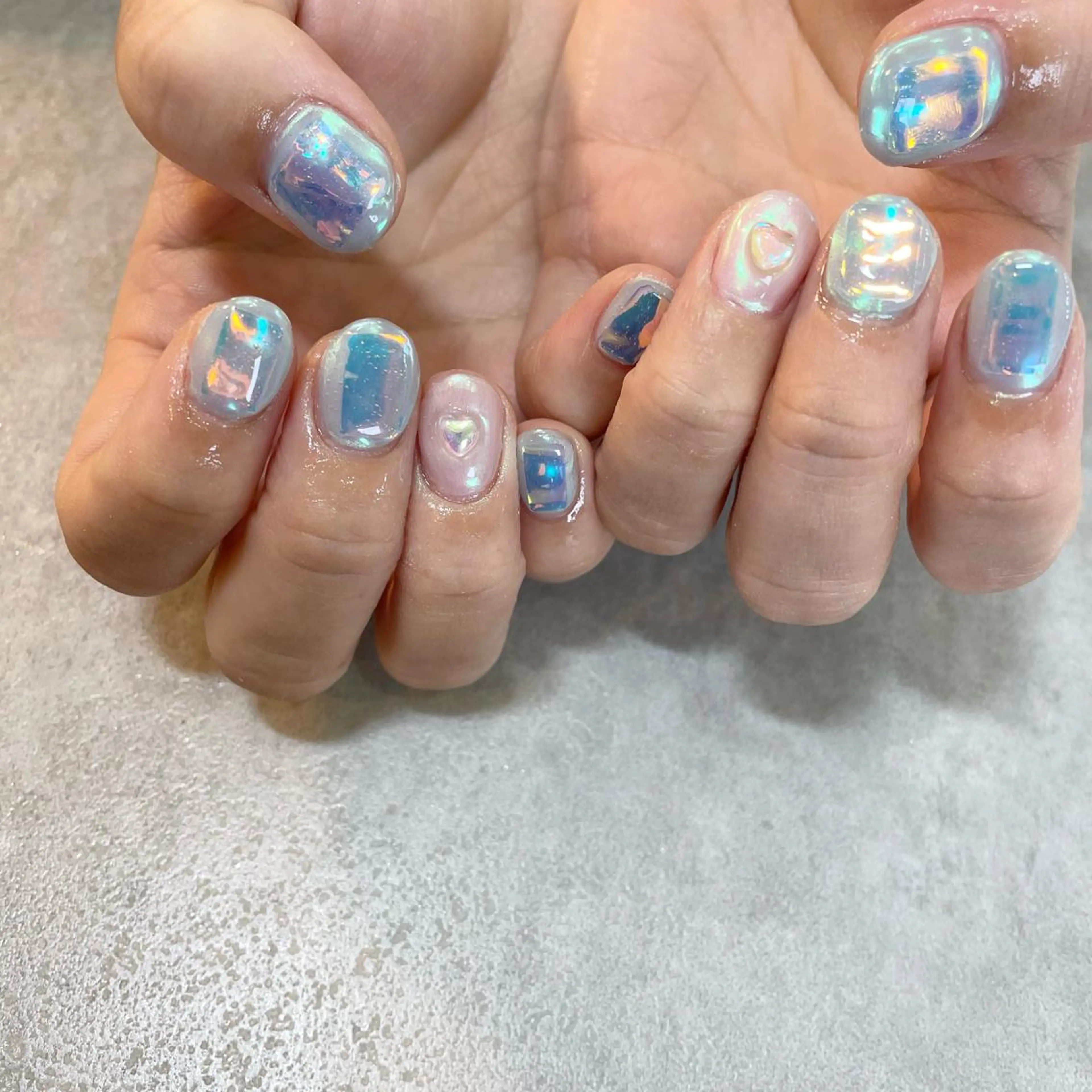 ネイル 氷ネイル・うるうるネイル Nail Salon Gummi.のネイルデザイン