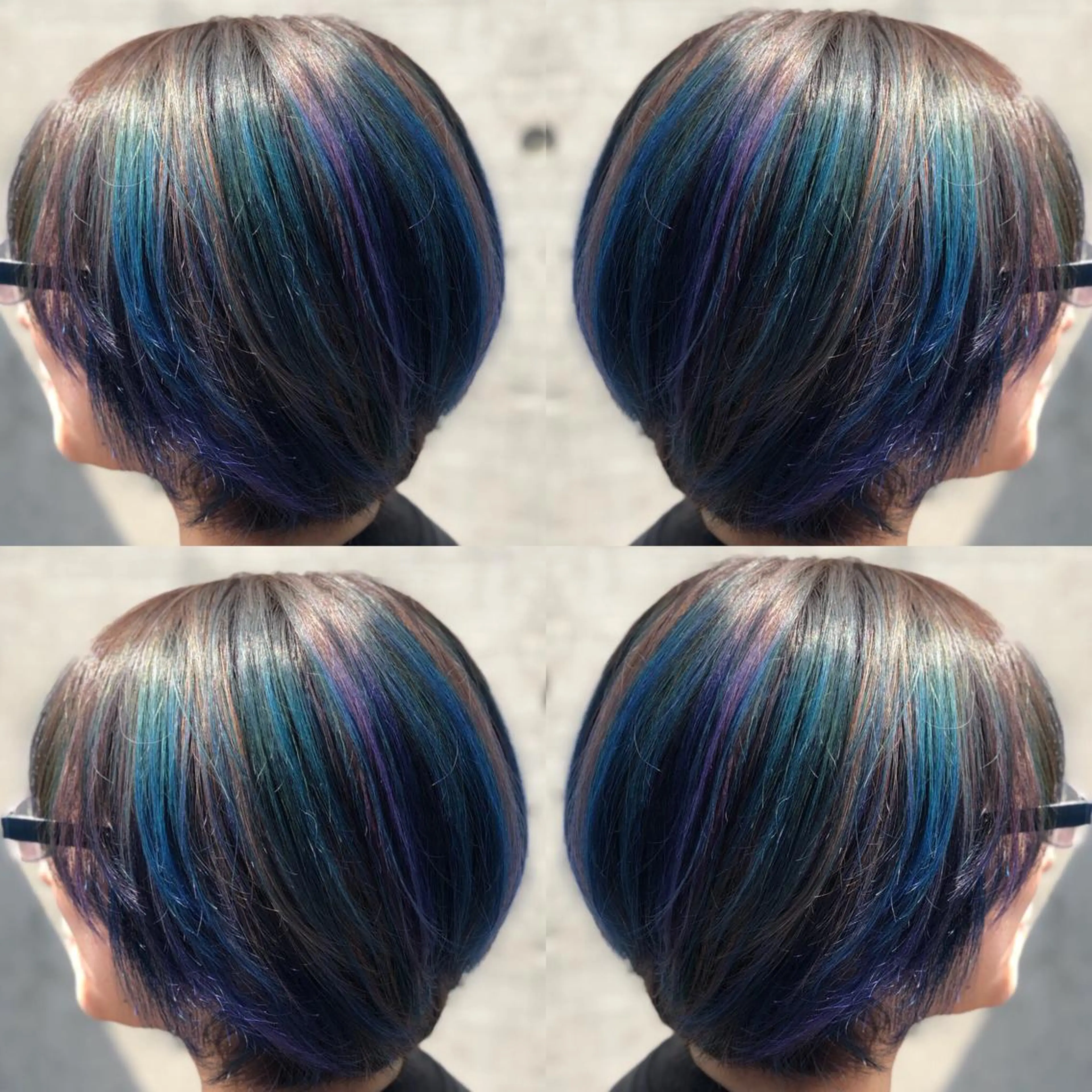 ショート カラー アッシュ ユニコーンカラー ミニモお気に入り数 No.1宍戸雄弥のヘアスタイル