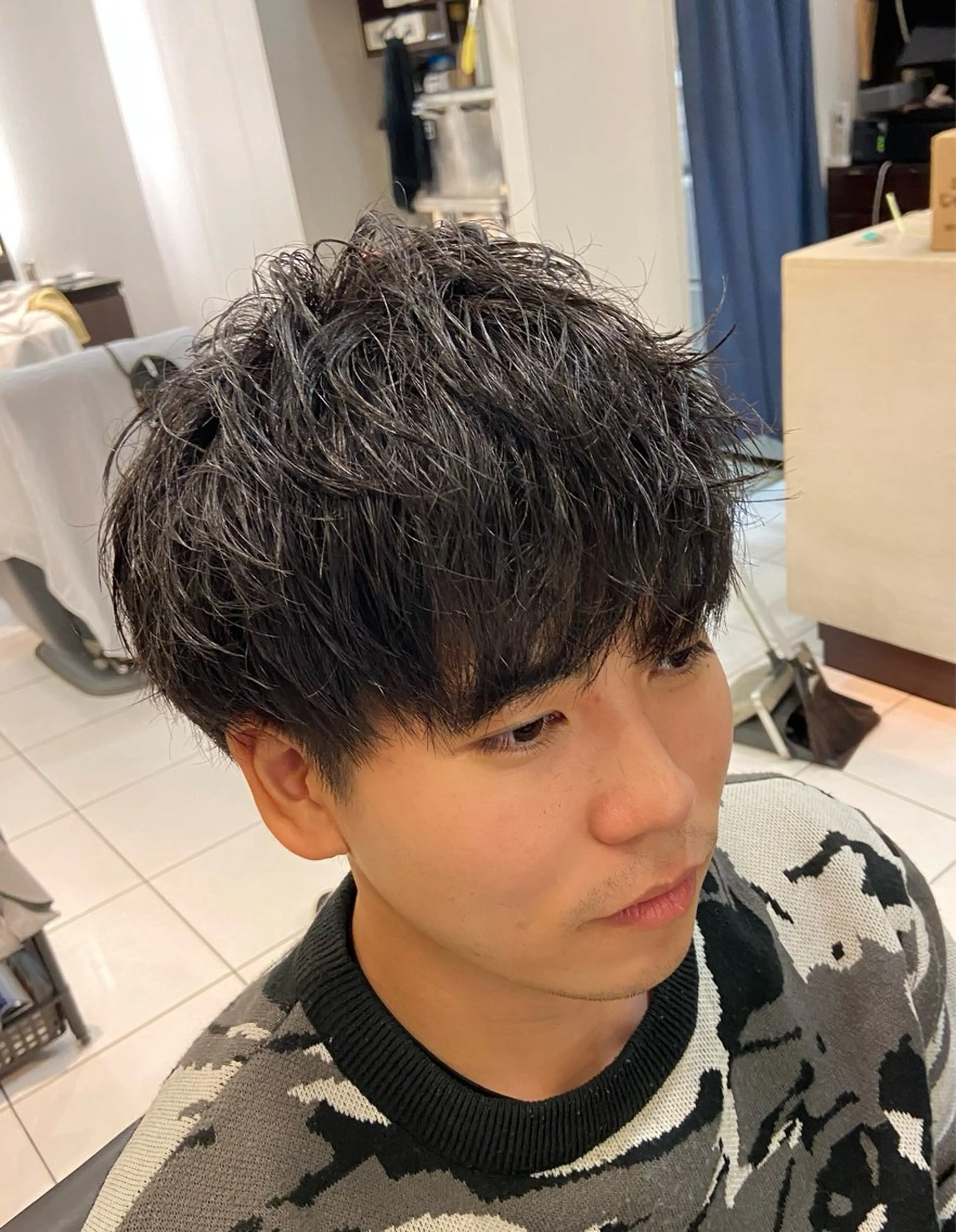 ショート メンズ 齋藤 愛翔のヘアスタイル