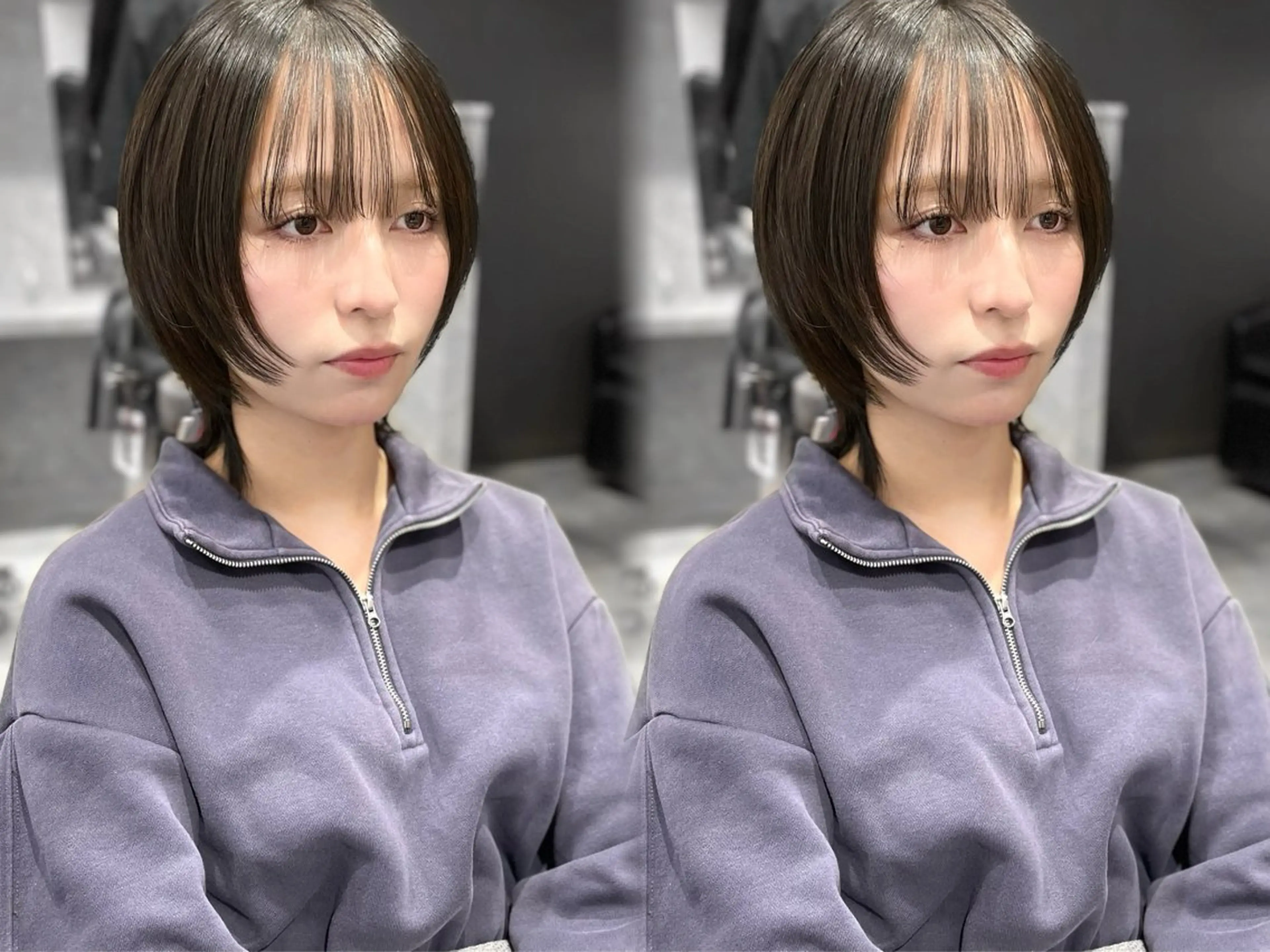 ショート カット ヘアカラー トリートメント erina🍑新宿/ 艶カラー/レイヤーのヘアスタイル