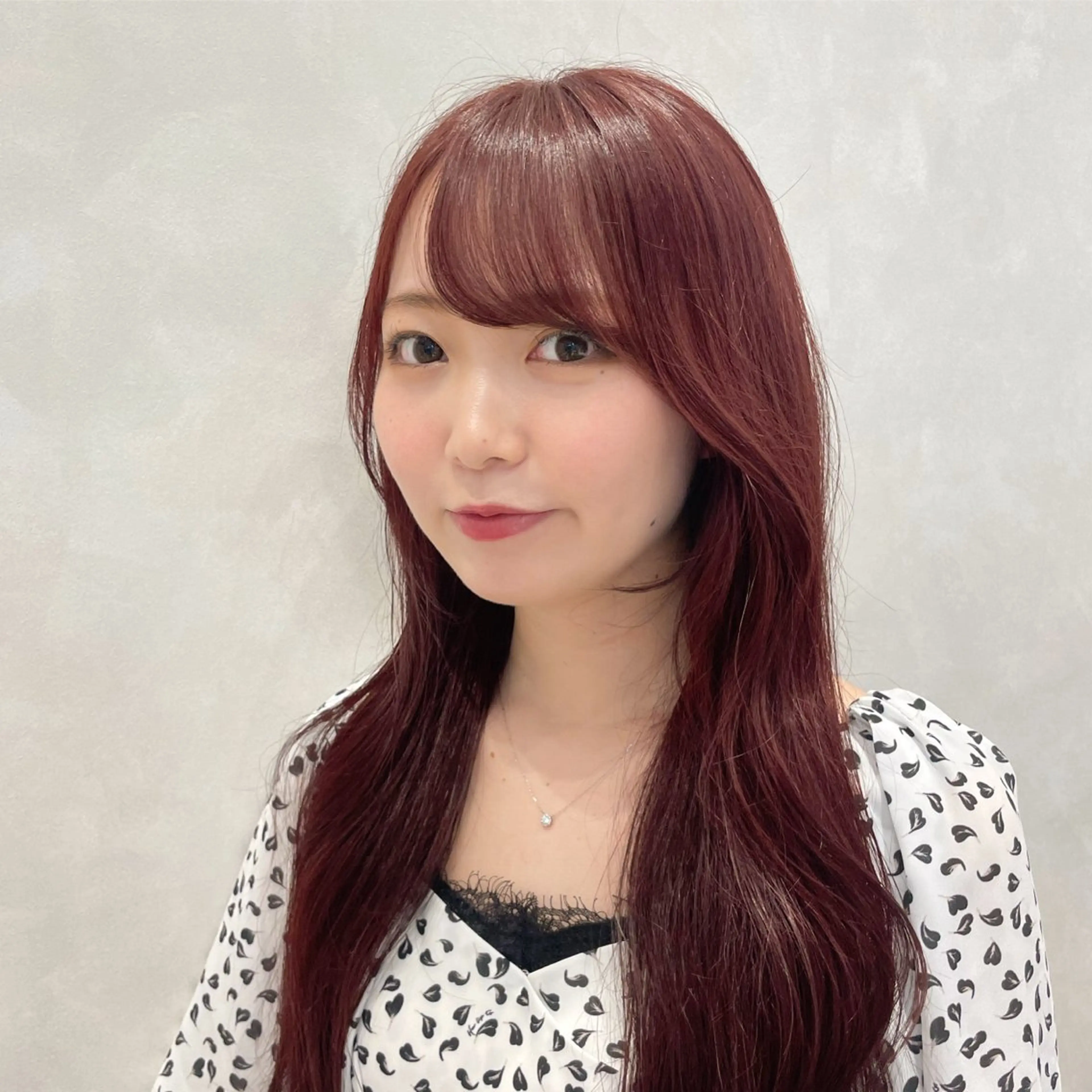 カラー ワンホン風ヘア まなのヘアスタイル