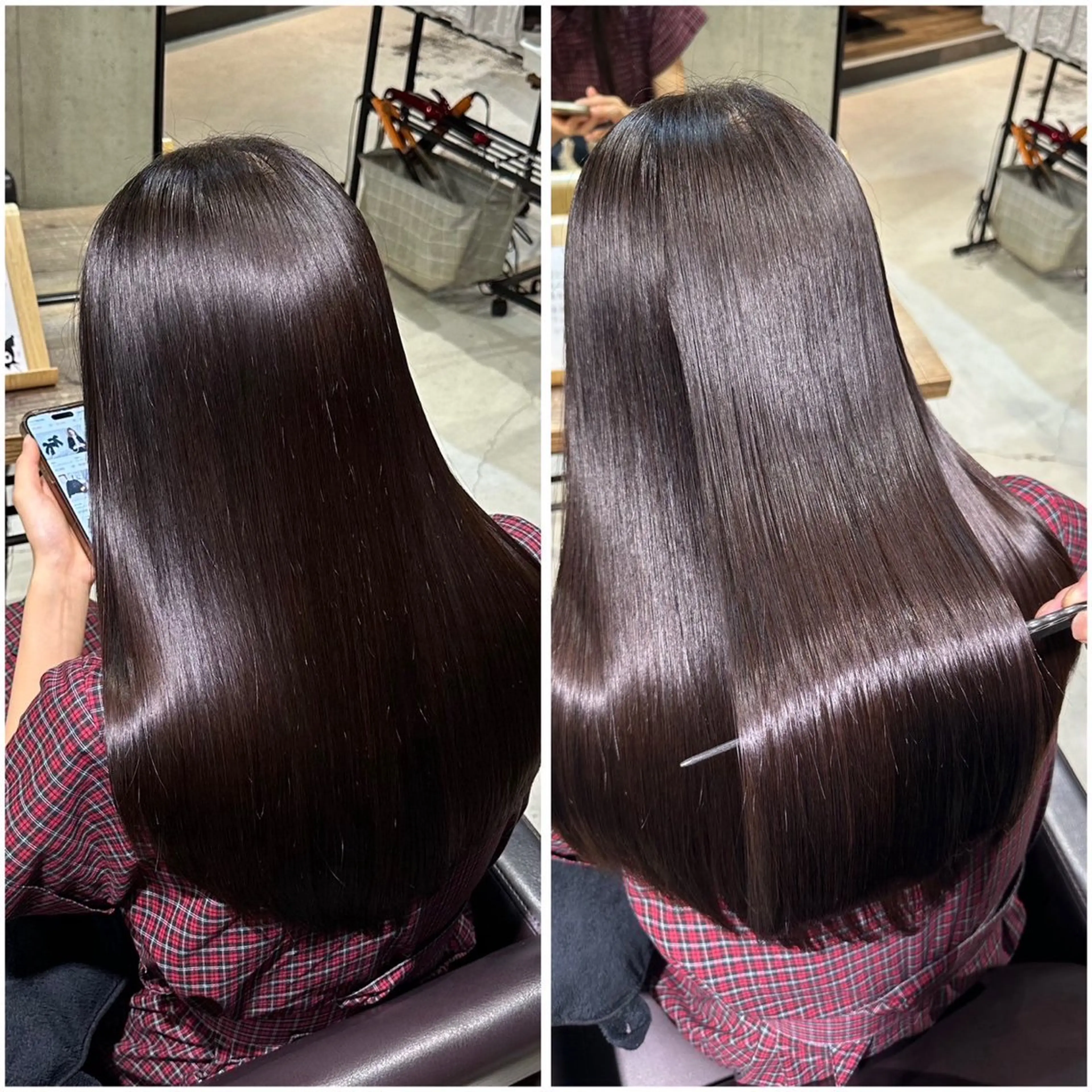 【髪質改善✕縮毛矯正】縮毛矯正エステ+カット¥23,100→¥20,900の写真