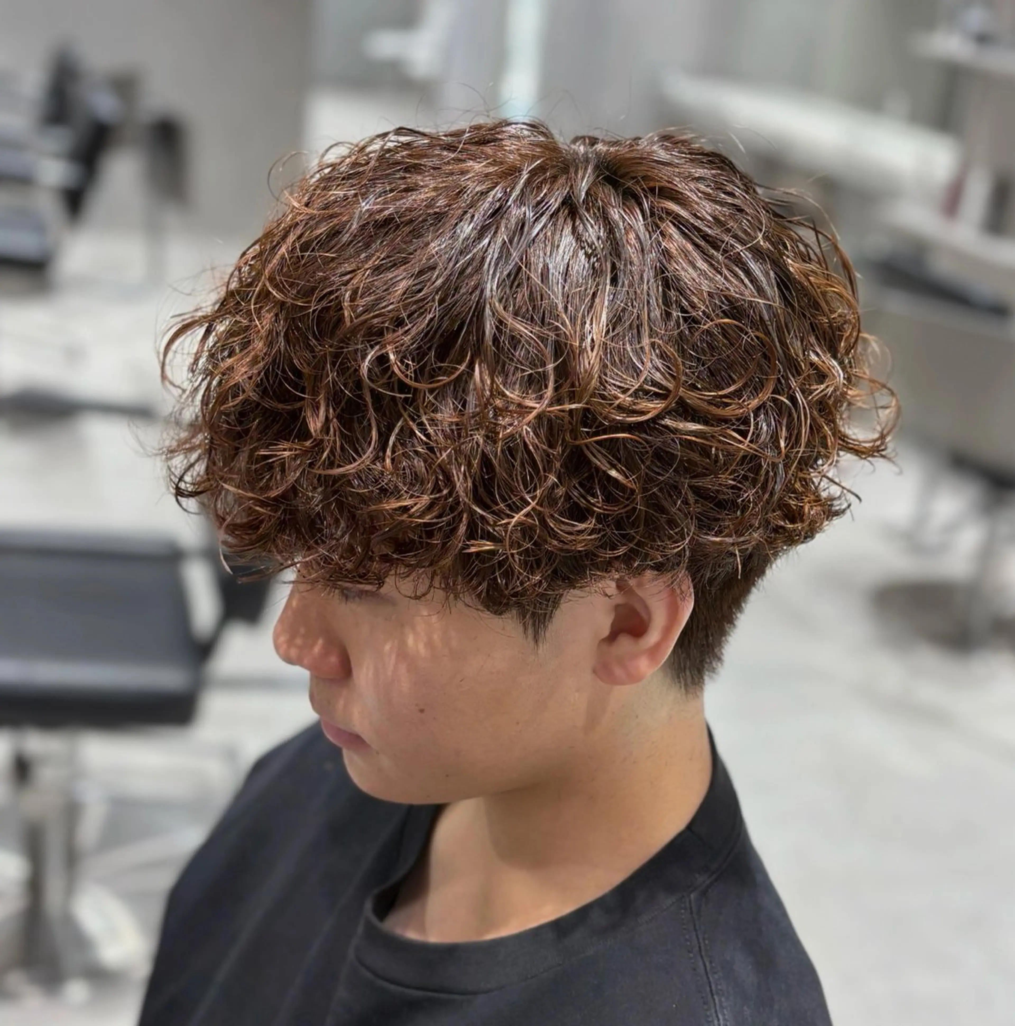 ショート パーマ メンズ 【メンズ特化】 池田大成✂︎のヘアスタイル