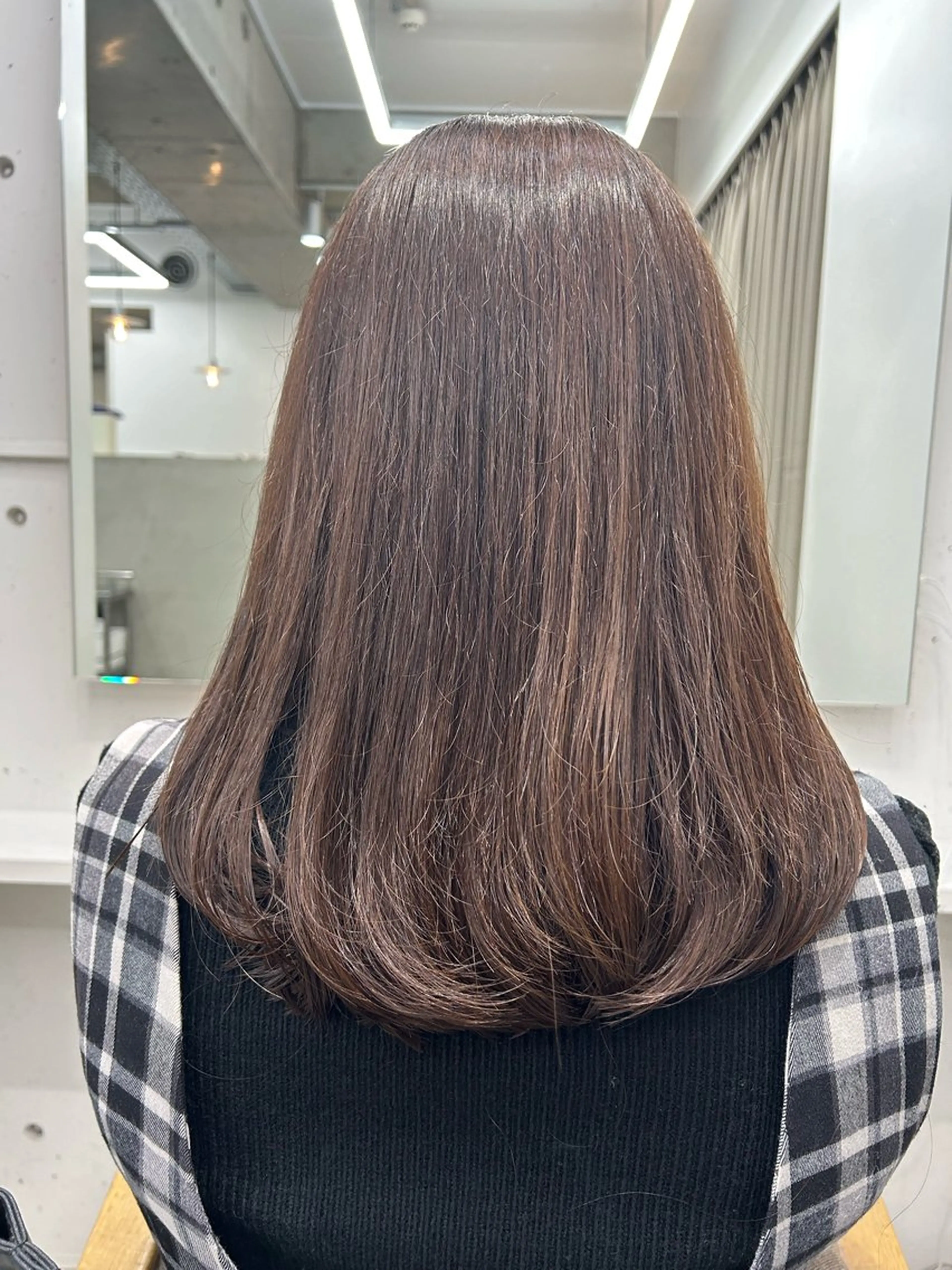 ロング レイヤーカット ロング 京谷 宥のヘアスタイル