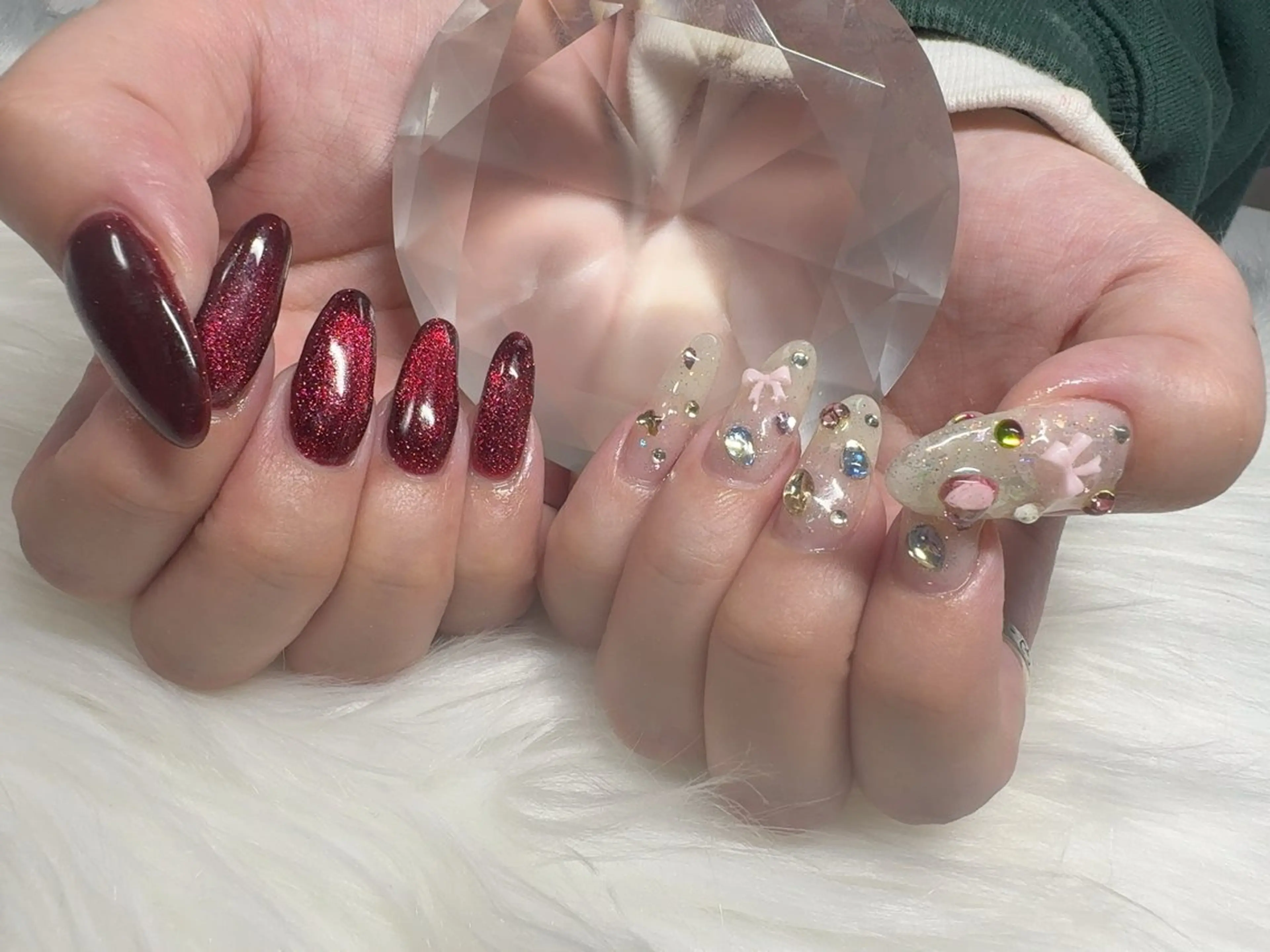 ネイル ハッピーネイル 蘭のネイルデザイン