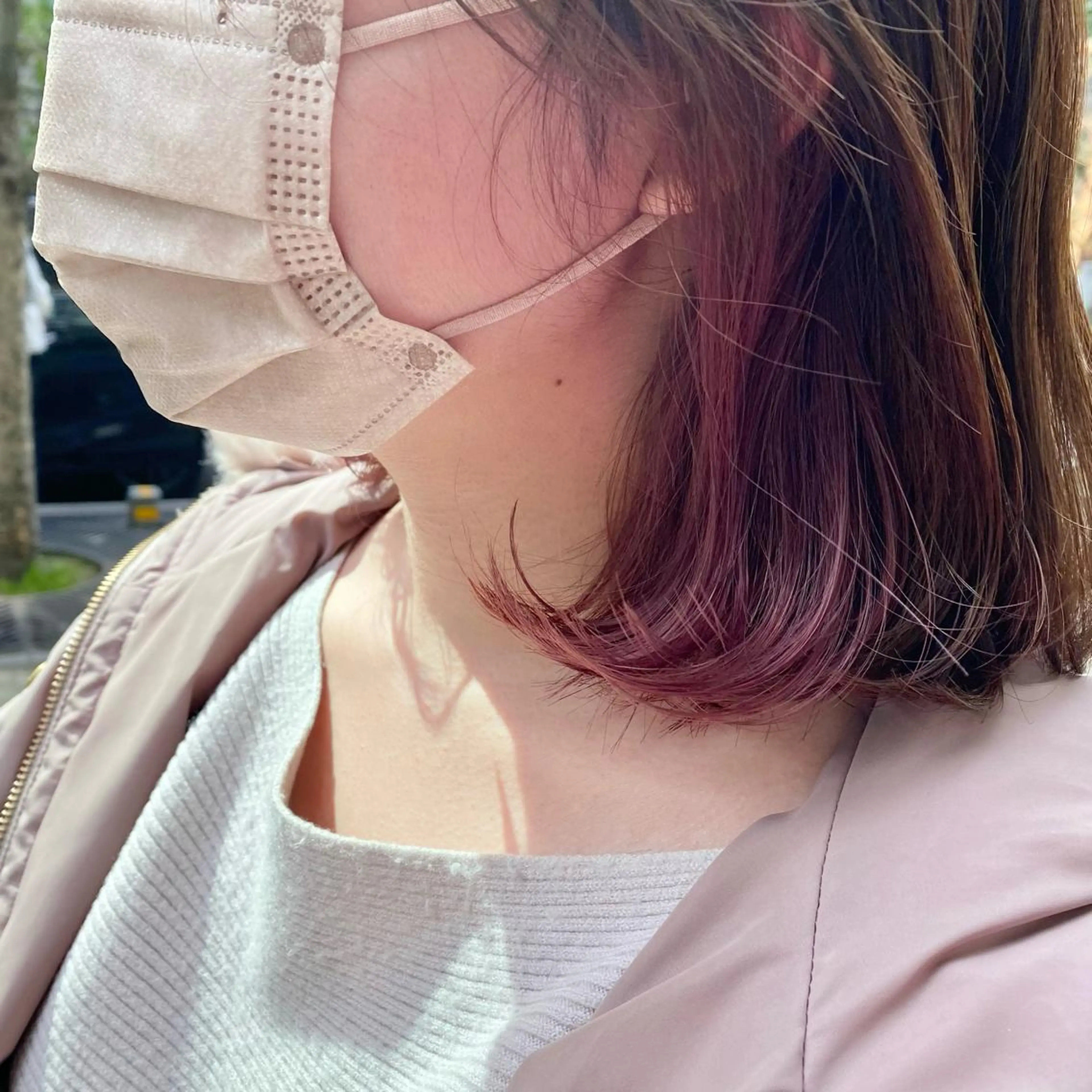 ミディアム 透明感ニュアンス 柔らかstyle🤍のヘアスタイル