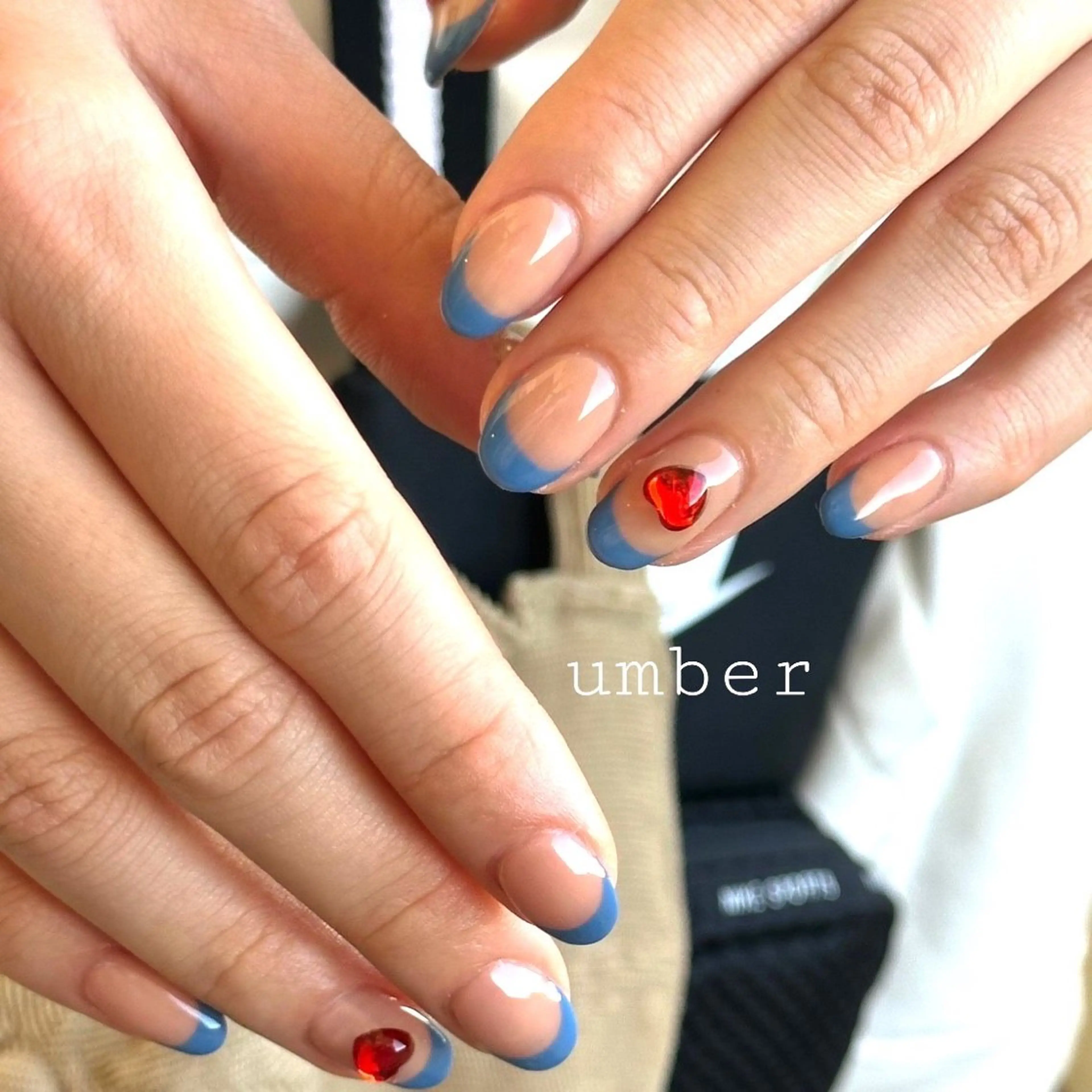 ネイル ハンドネイル umber 三茶1分のネイルデザイン