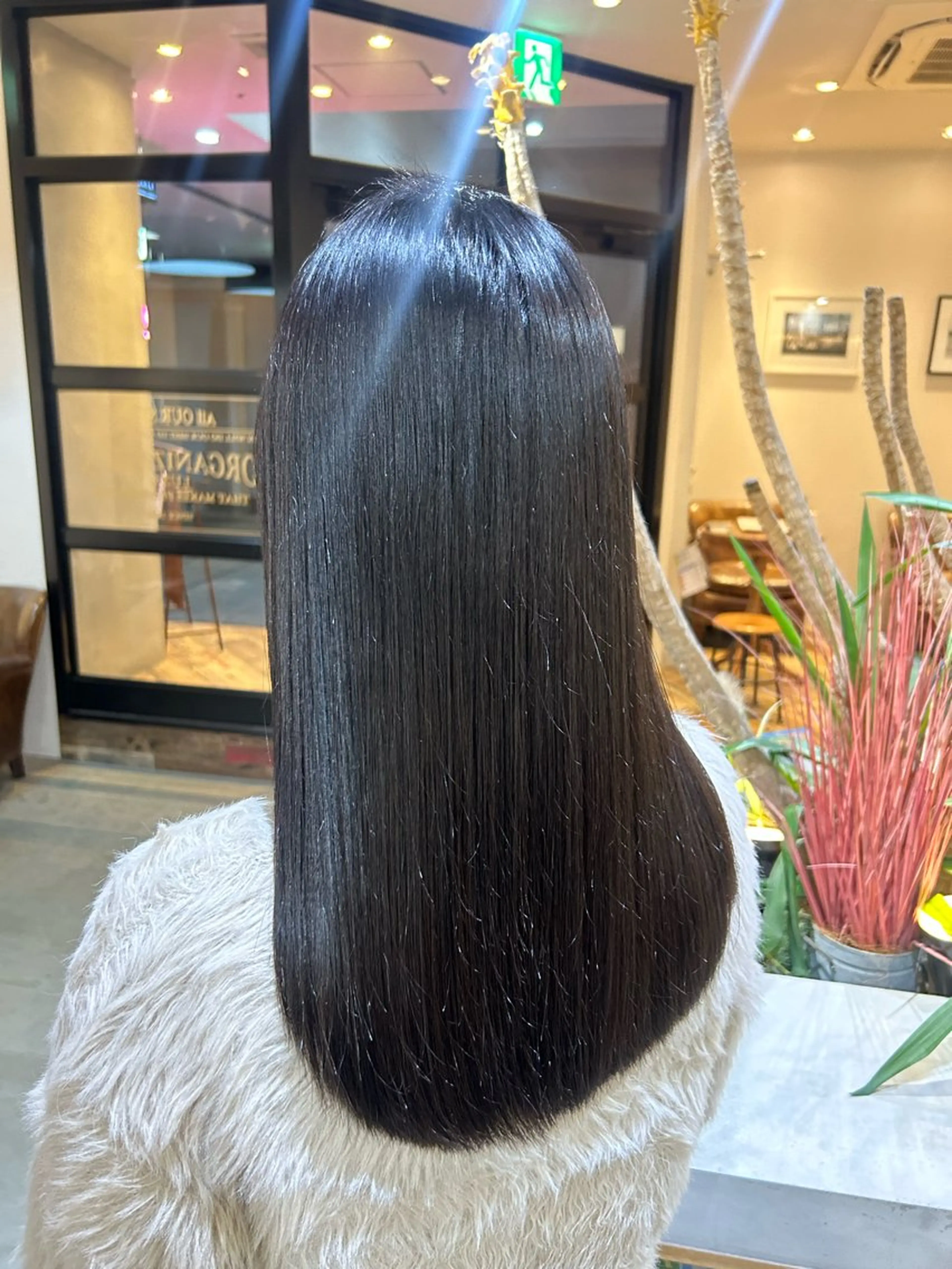 ロング 髪質改善 酸性ストレート カット ヘアカラー パーマ 縮毛矯正 トリートメント 艶髪/髪質改善 yukaのヘアスタイル