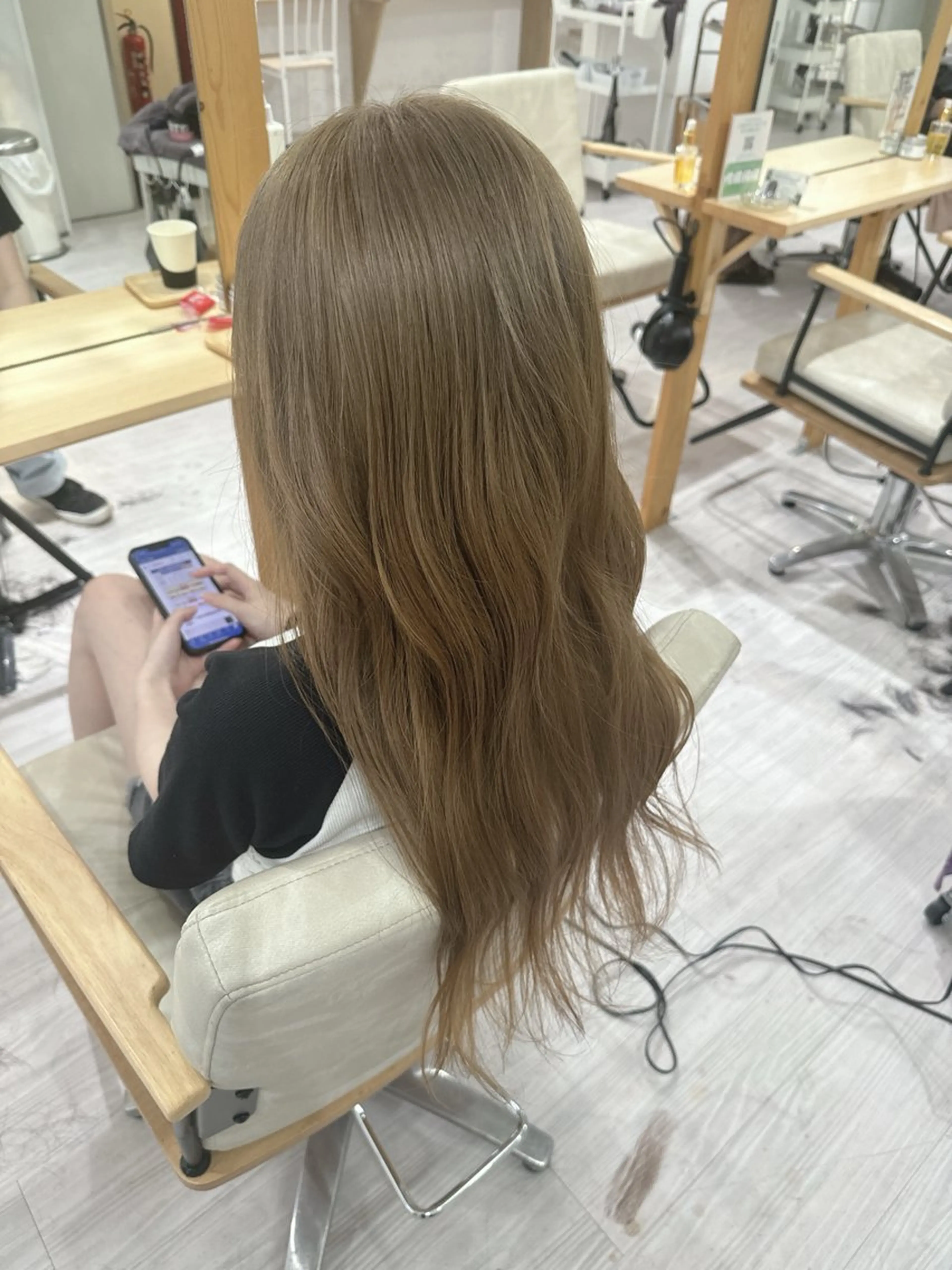 ロング カラー ヘアカラー トリートメント NANAMI 【Rico】のヘアスタイル