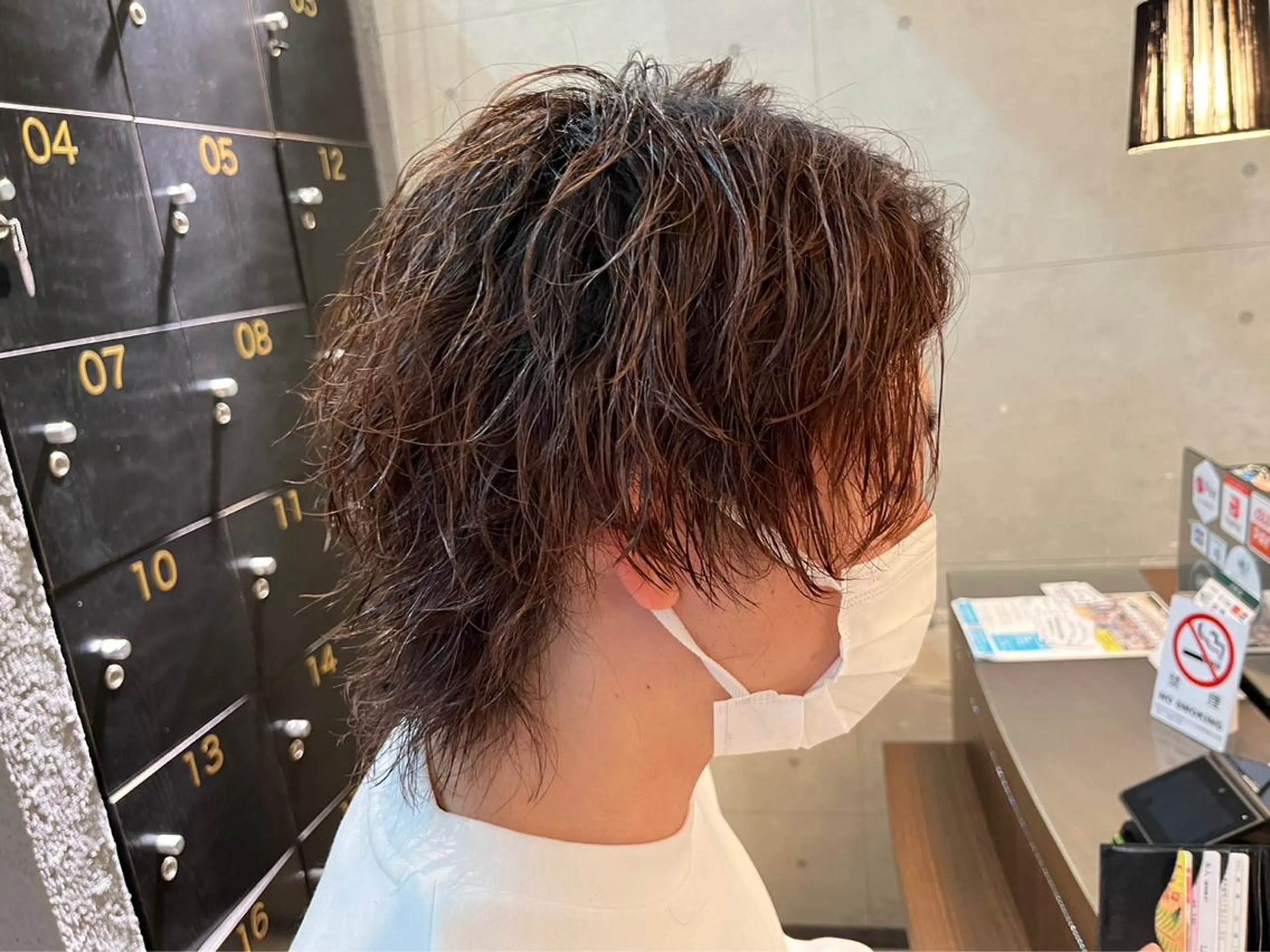 パーマ メンズ カット パーマ トリートメント 渡辺 広輝のヘアスタイル