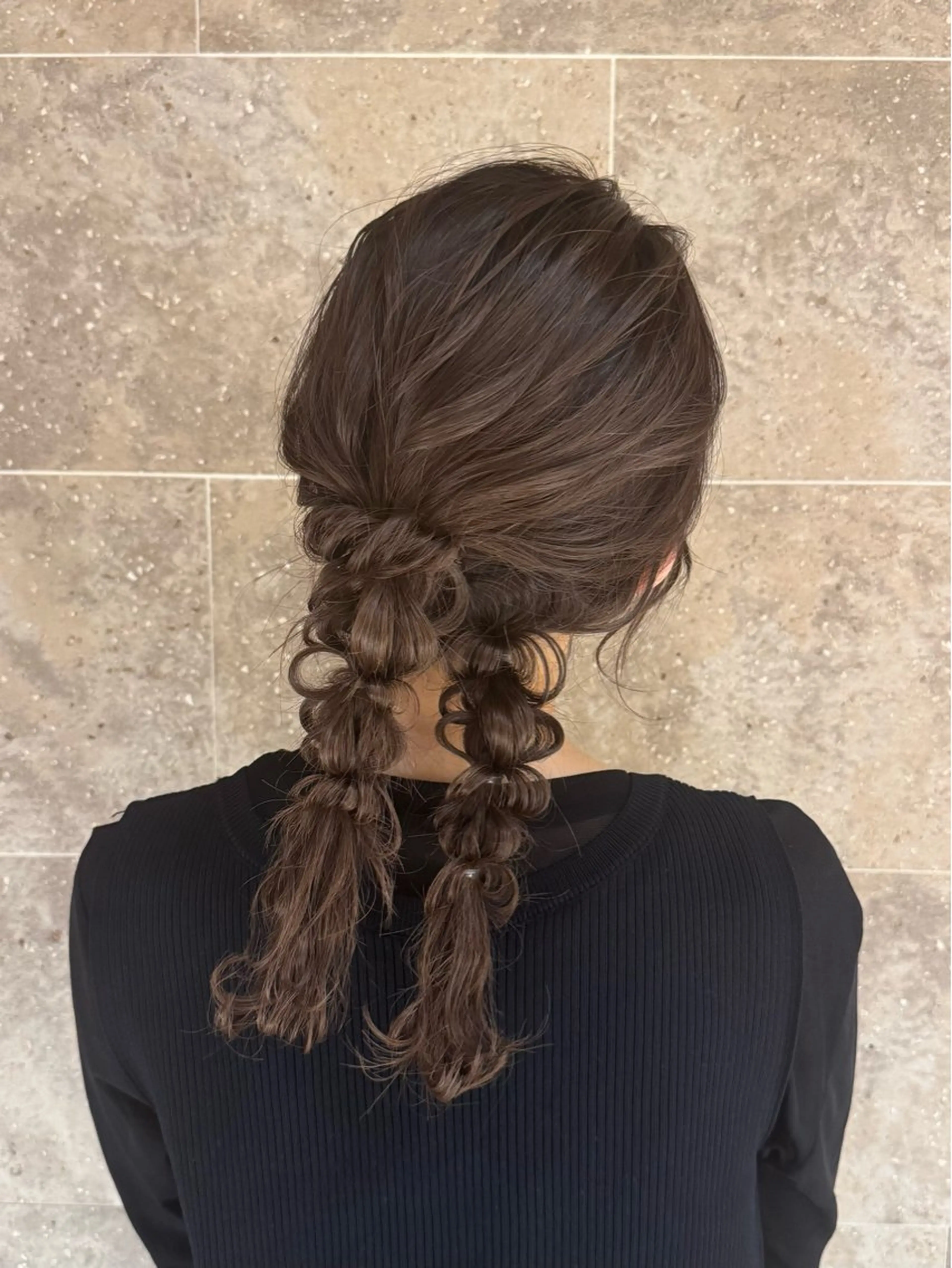 ヘアアレンジ yuki/表参道 ／オリーブカラー🍈のヘアスタイル