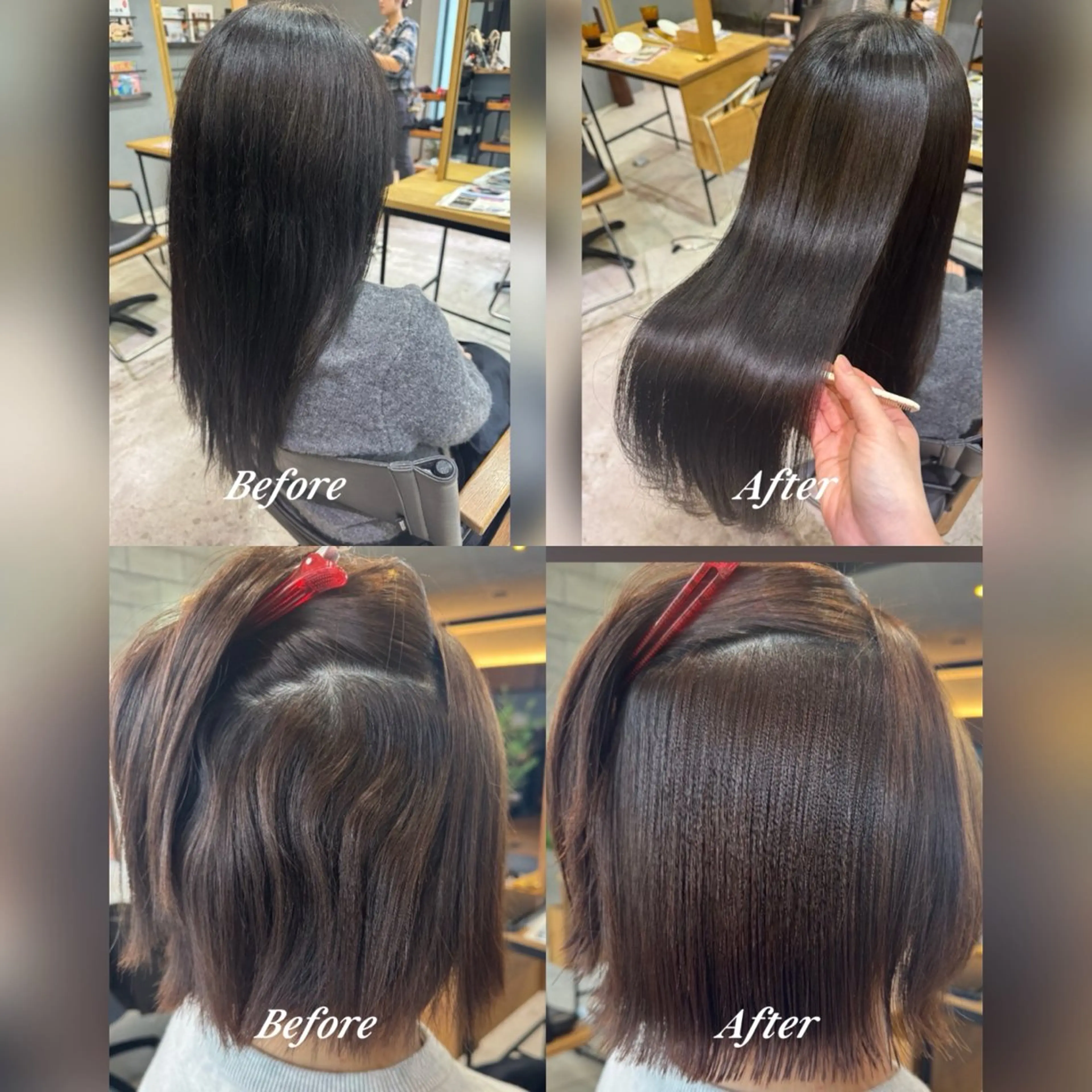 カット 縮毛矯正 カラー/ 髪質改善/新吾ありさのヘアスタイル