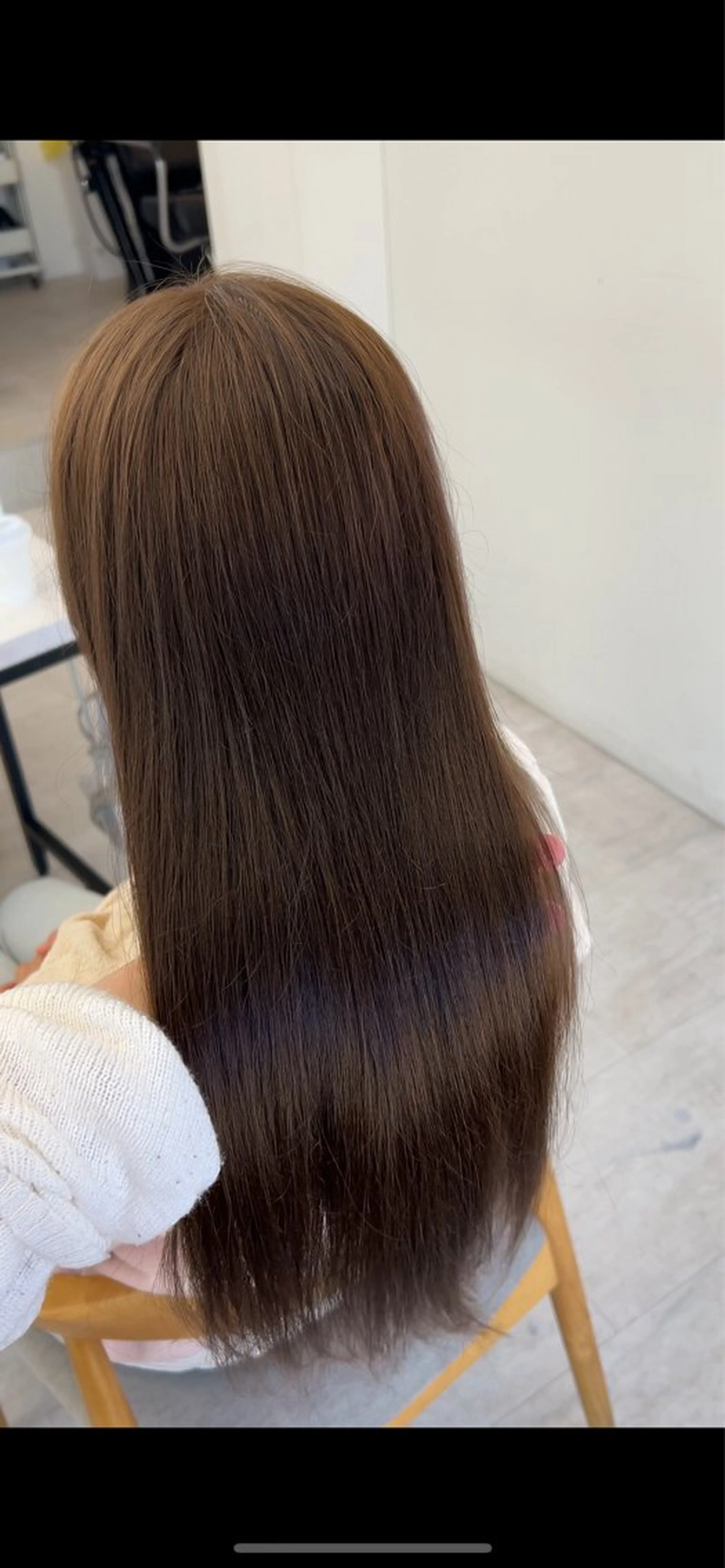 ロング view NAGOYA所属・あゆ/縮毛 矯正/透明感カラーのヘアスタイル