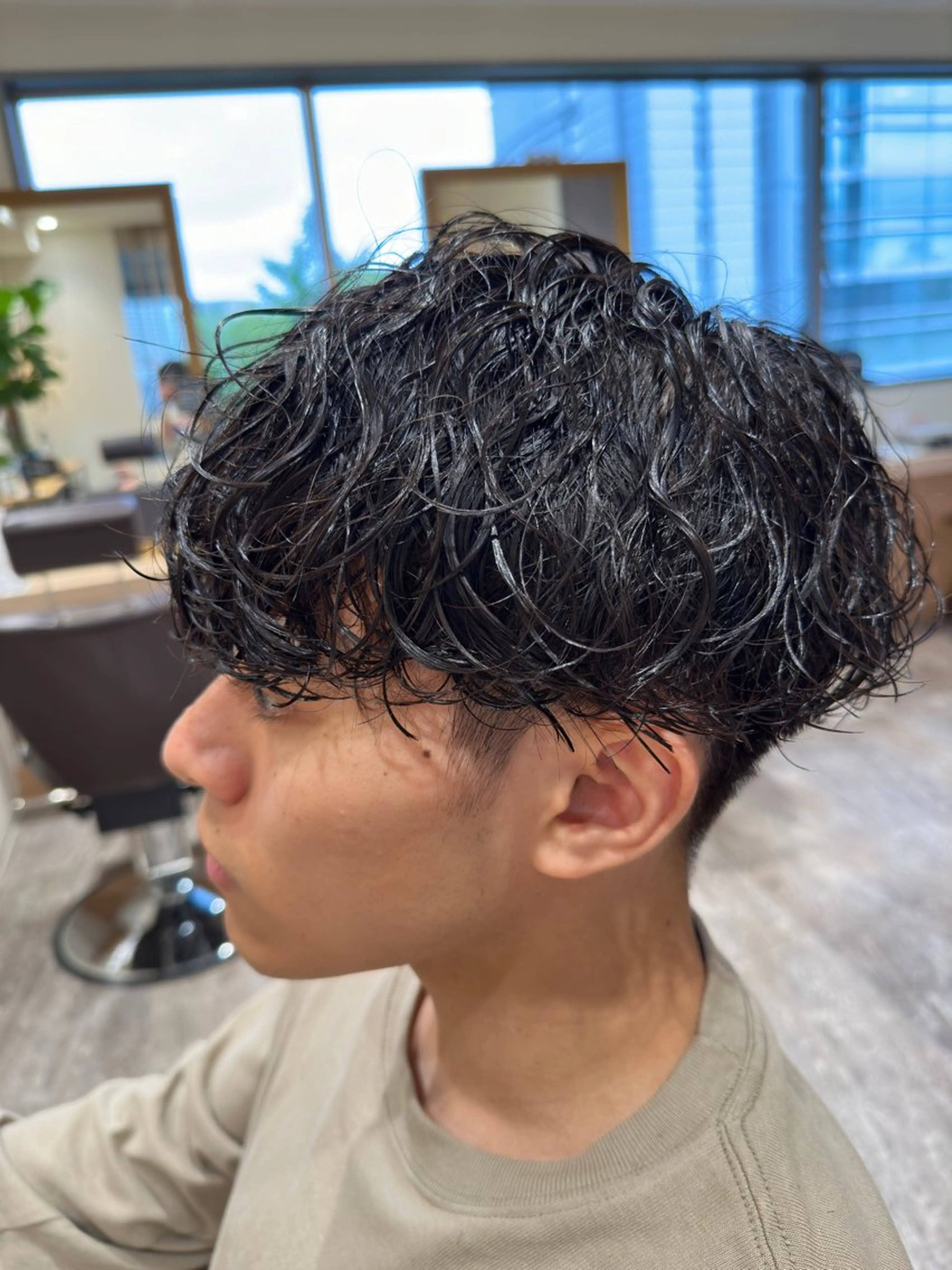 パーマ メンズ 【メンズパーマ】比嘉 啓人のヘアスタイル