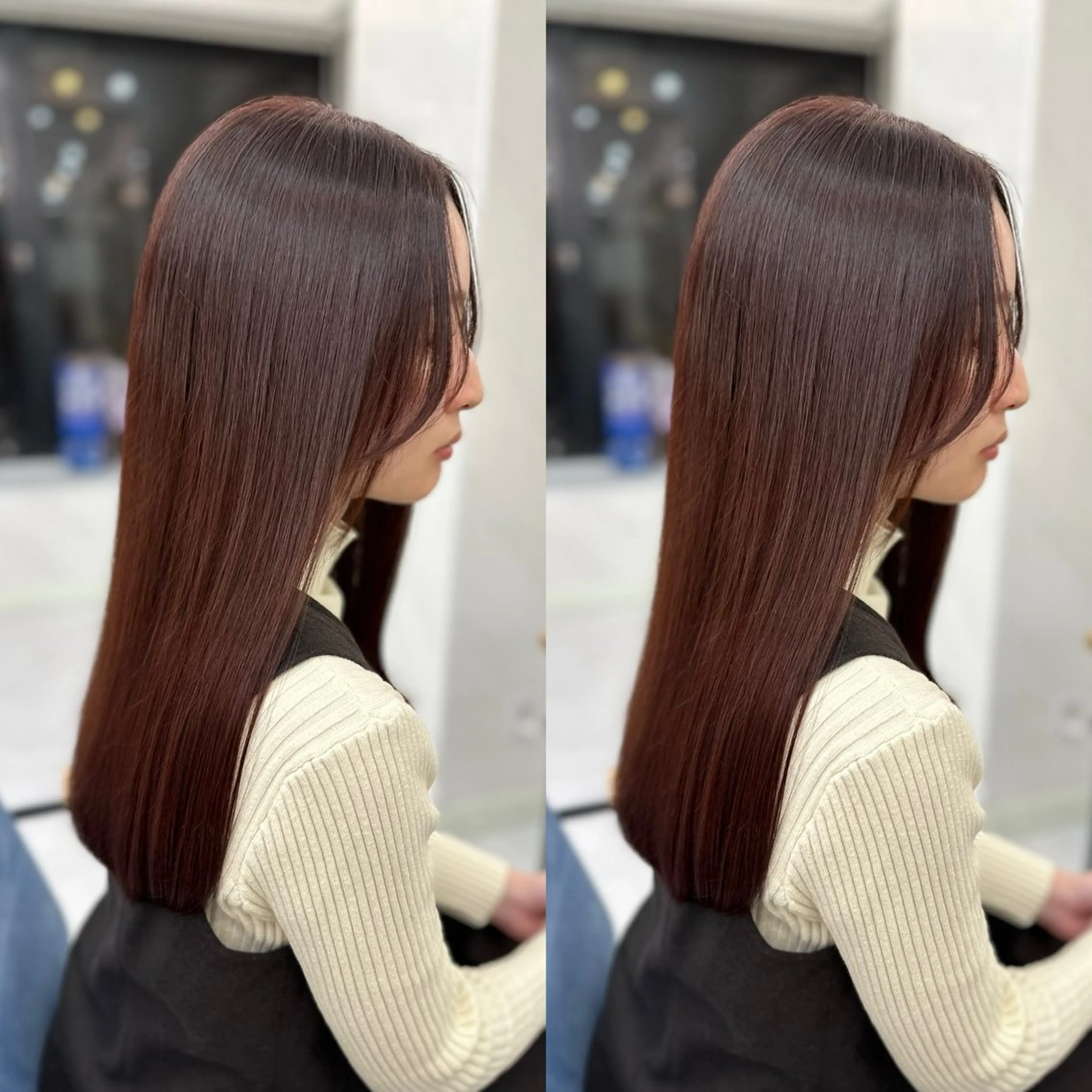 ロング 縮毛矯正×ボブ💎 髪質改善/木下のヘアスタイル