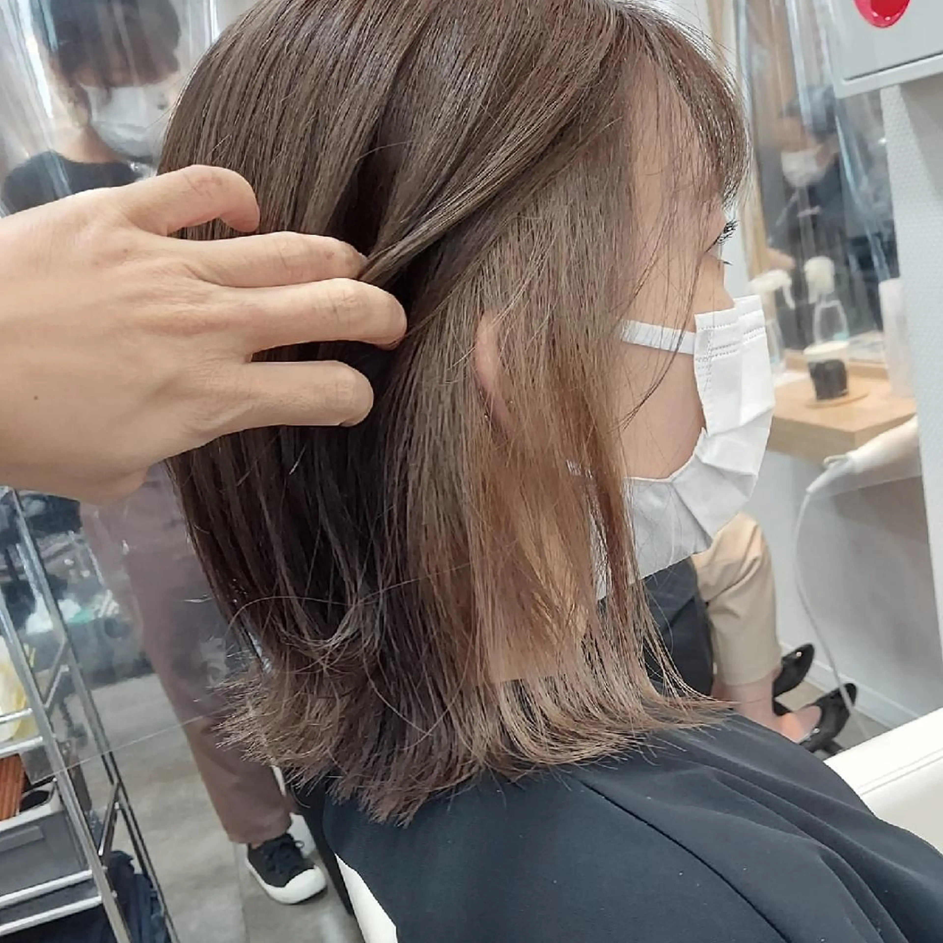 ショート カラー あかね☆ヘアアレンジ /ボブ/縮毛矯正のヘアスタイル