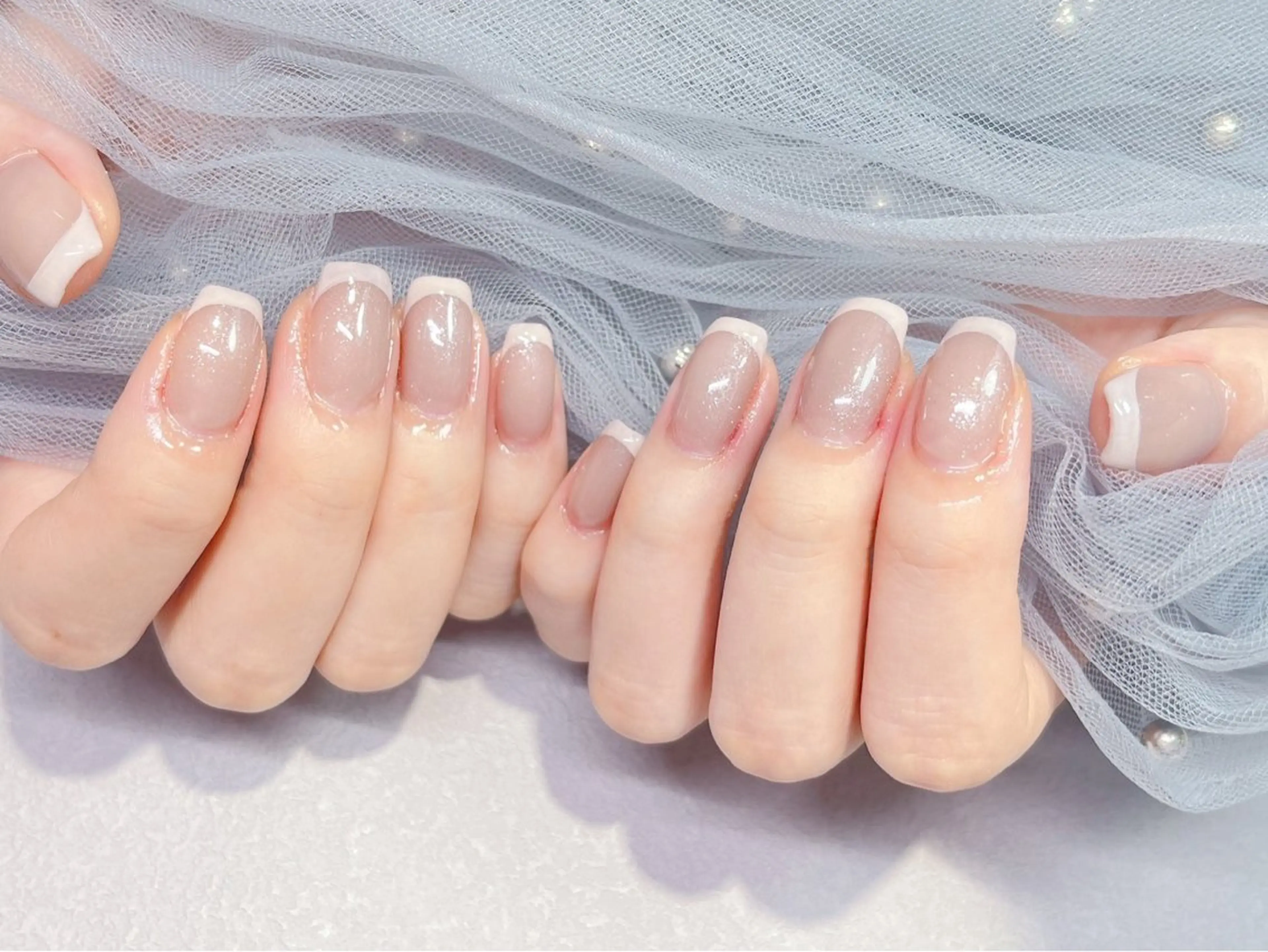 ネイル アニマル柄 フットネイル ジェルネイル マグネットネイル マットネイル ネイルサロン パールのネイルデザイン