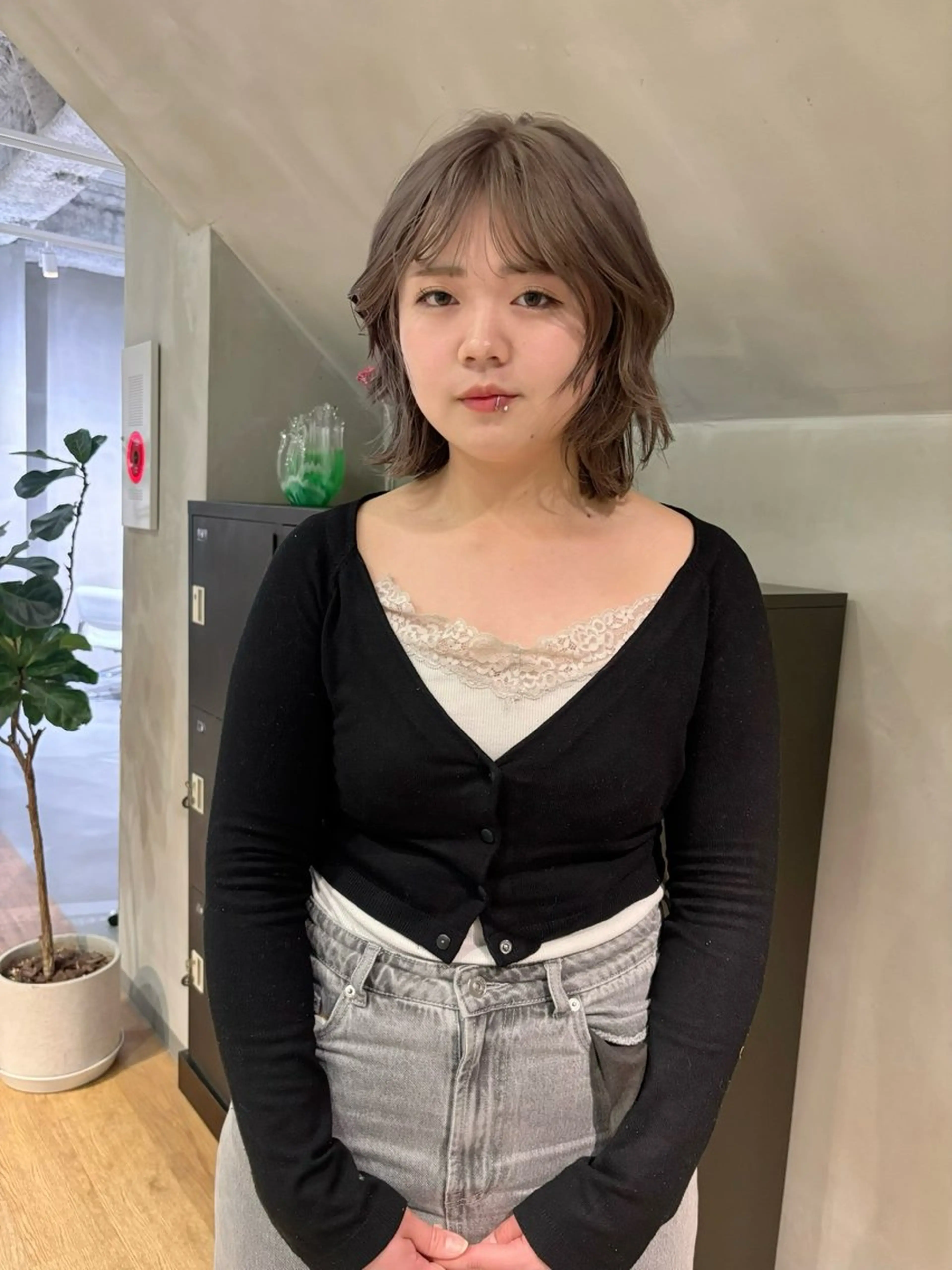 ミディアム カラー ハイトーンカラー Nikiita/ shionのヘアスタイル