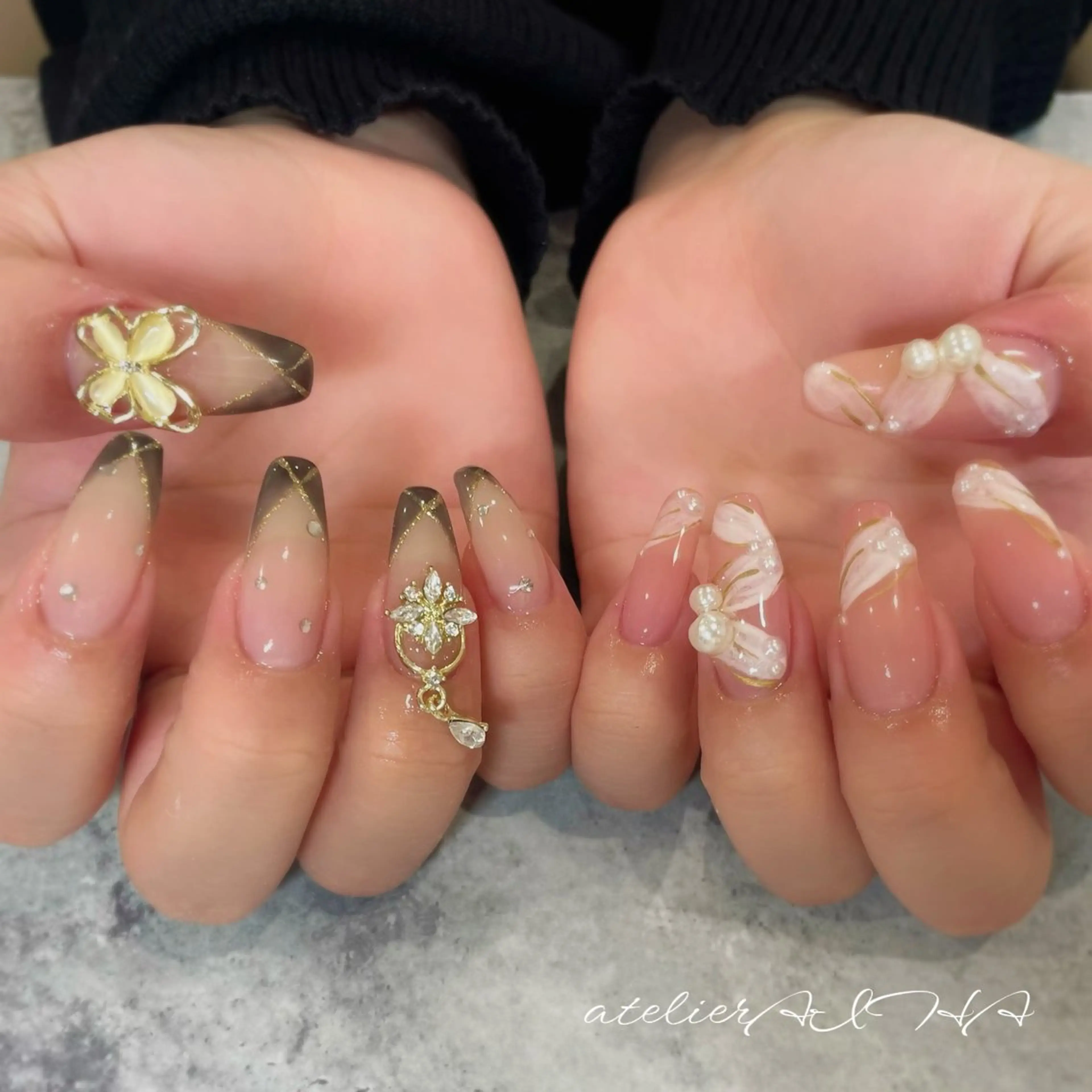 ネイル ハンドネイル アトリエAIHA★ フィルイン推奨サロンのネイルデザイン